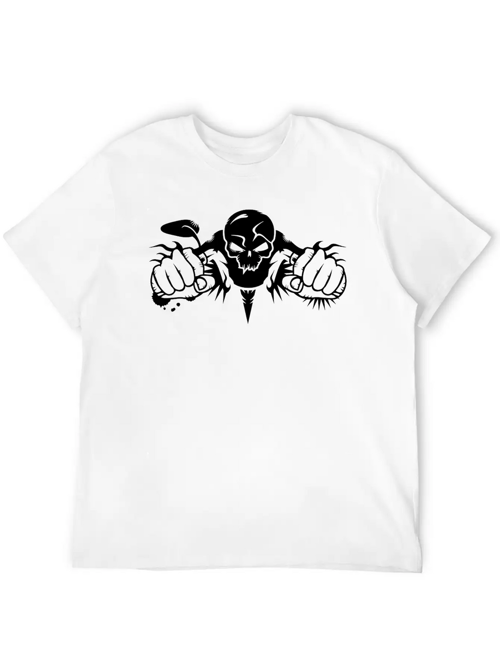 Skull Motorcycle Stylish Everyday T-Shirt – Unisex Basic Cotton Tee