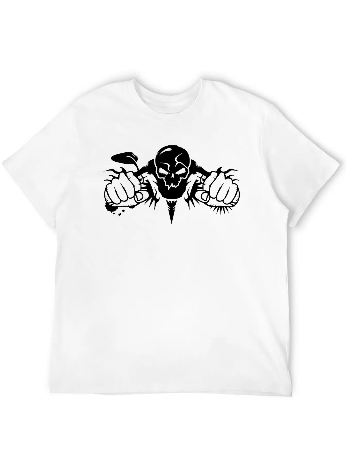 Skull Motorcycle Stylish Everyday T-Shirt – Unisex Basic Cotton Tee