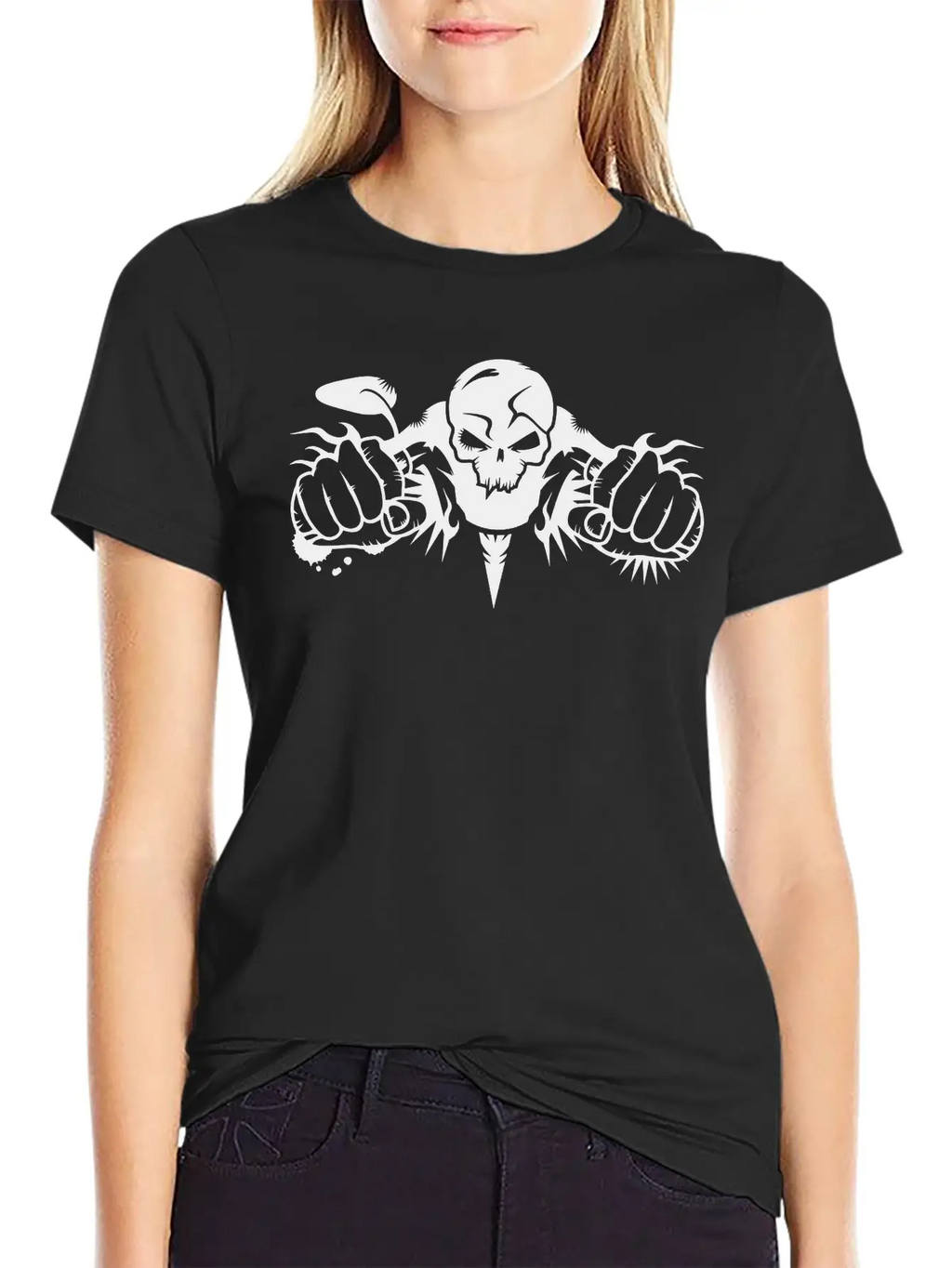 Skull Motorcycle Stylish Everyday T-Shirt – Unisex Basic Cotton Tee