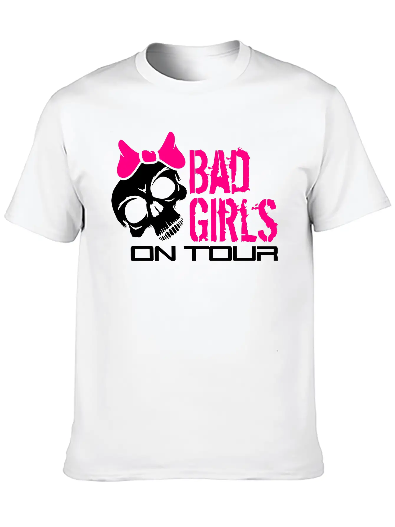 Skull Skull Evil Bad Dangerous On Tour On The Go D Unisex Short Sleeve Soft Cotton T-Shirt – Casual Everyday Wear