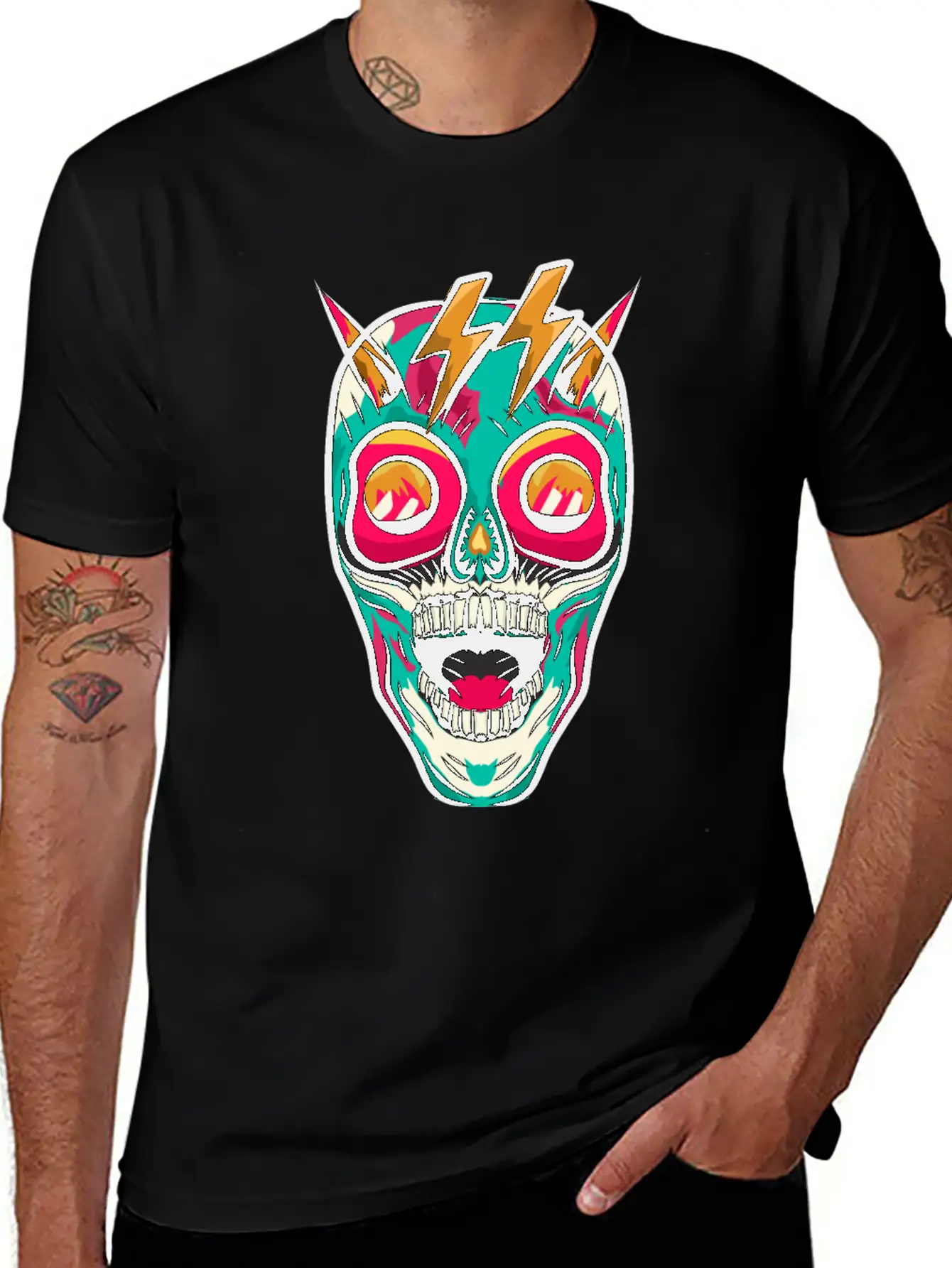 Skull-tastic Unisex Casual T-Shirt – Clean Design For Daily Comfort