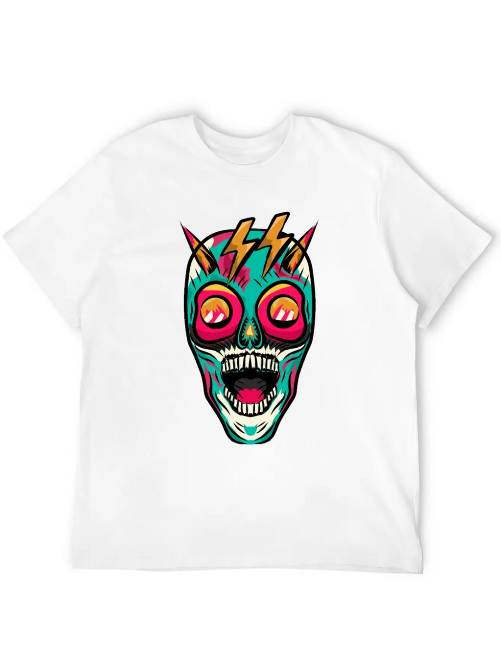 Skull-tastic Unisex Casual T-Shirt – Clean Design For Daily Comfort