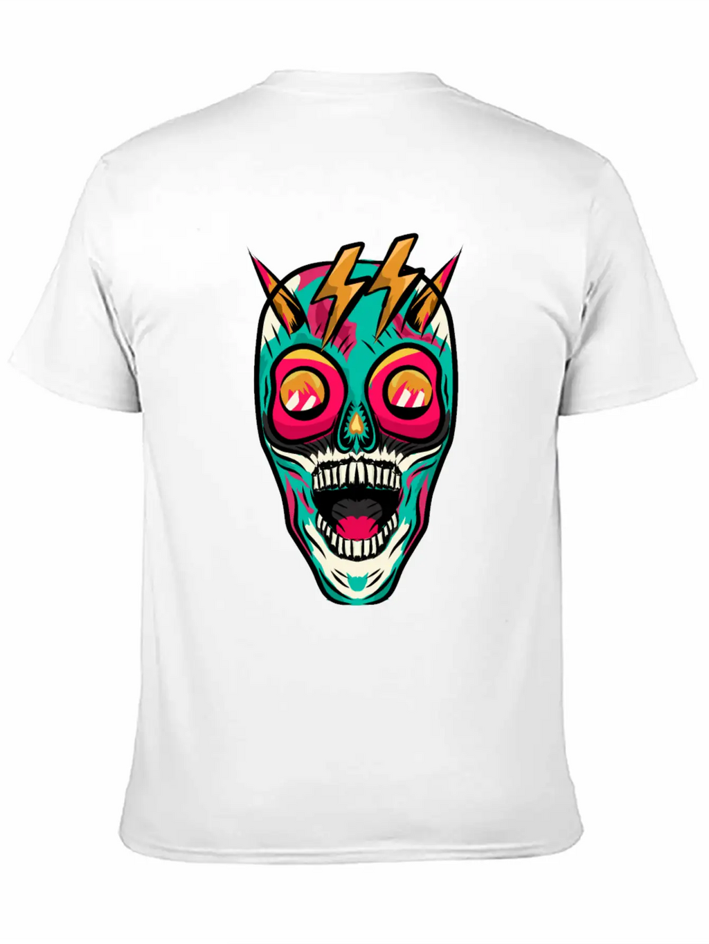 Skull-tastic Unisex Casual T-Shirt – Clean Design For Daily Comfort