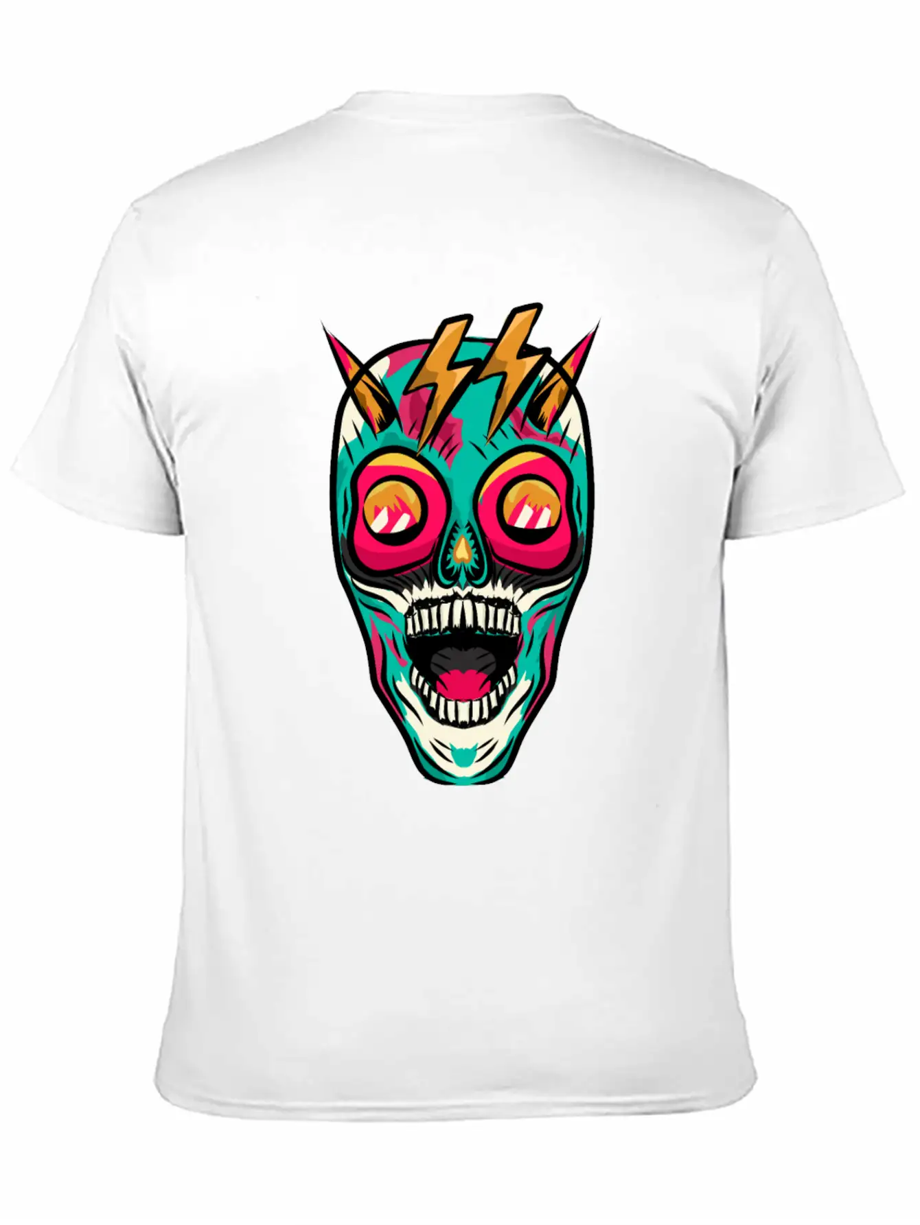 Skull-tastic Unisex Casual T-Shirt – Clean Design For Daily Comfort