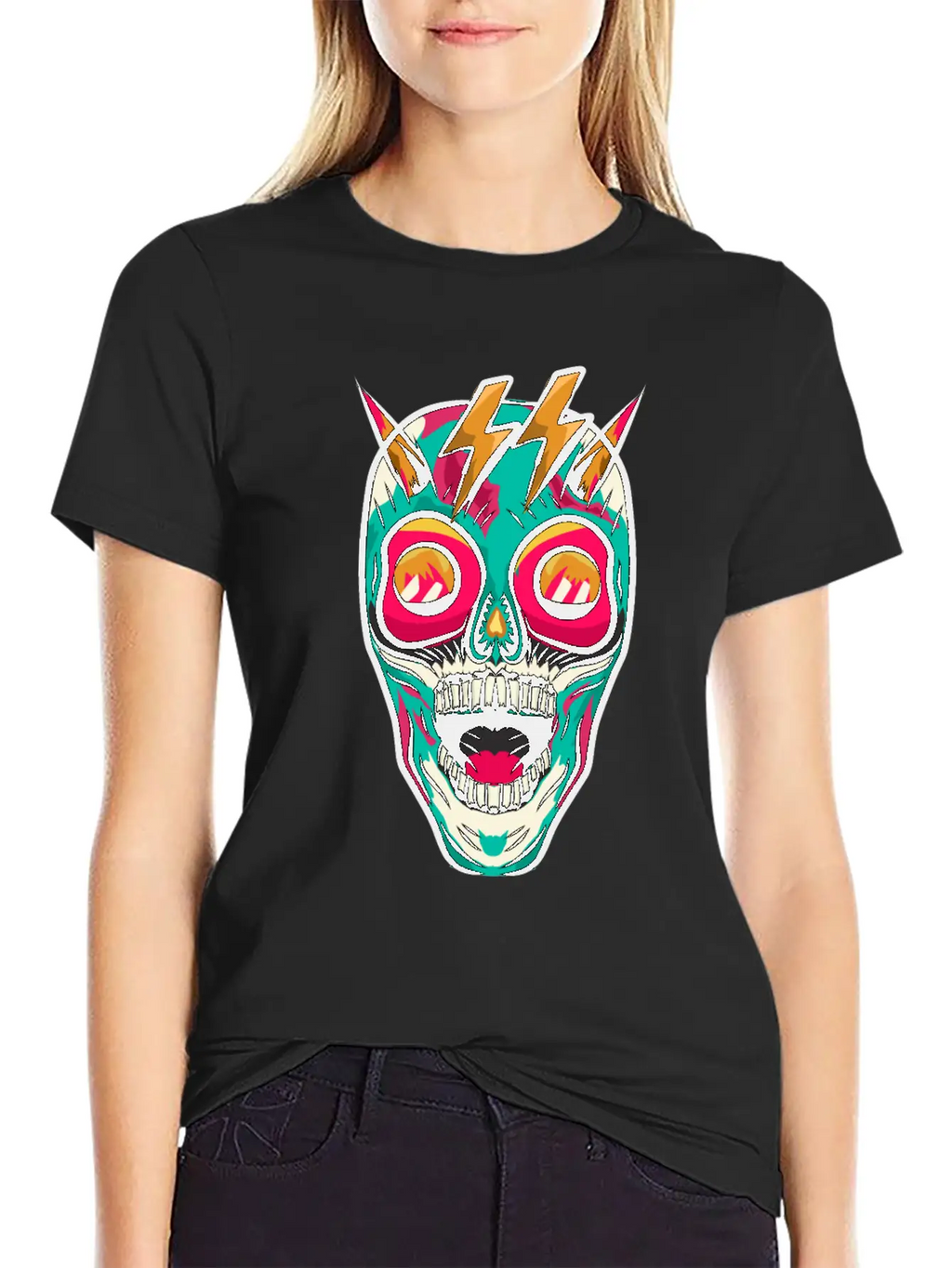 Skull-tastic Unisex Casual T-Shirt – Clean Design For Daily Comfort