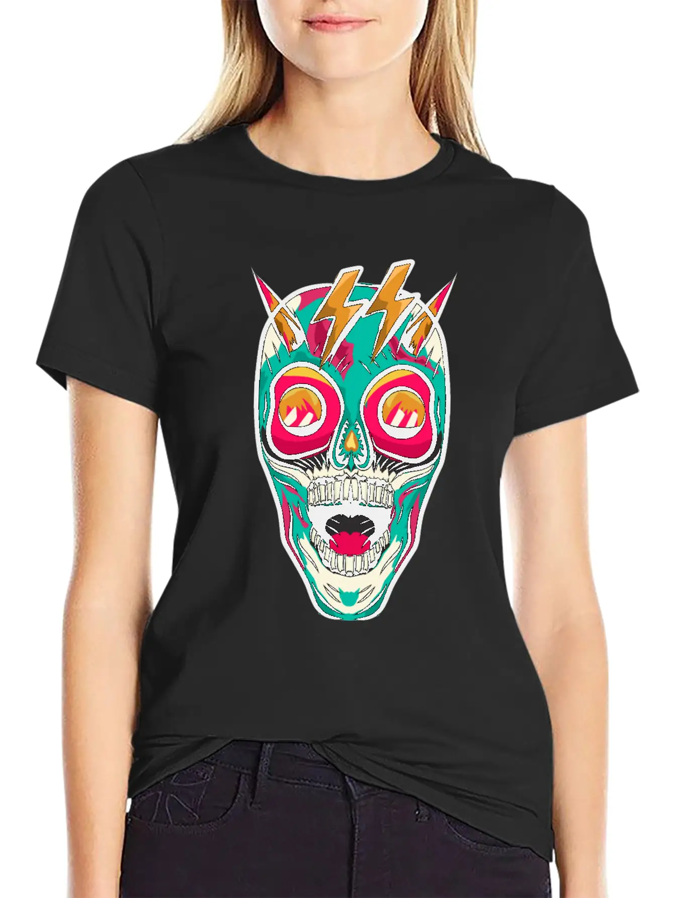 Skull-tastic Unisex Casual T-Shirt – Clean Design For Daily Comfort