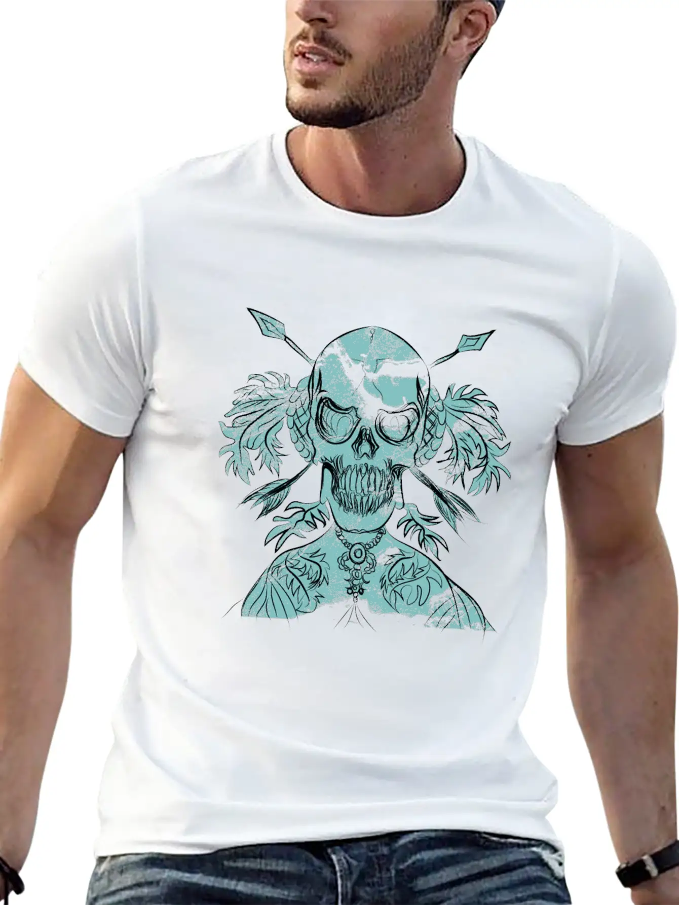 Skull Unisex Casual T-Shirt – Clean Design For Daily Comfort