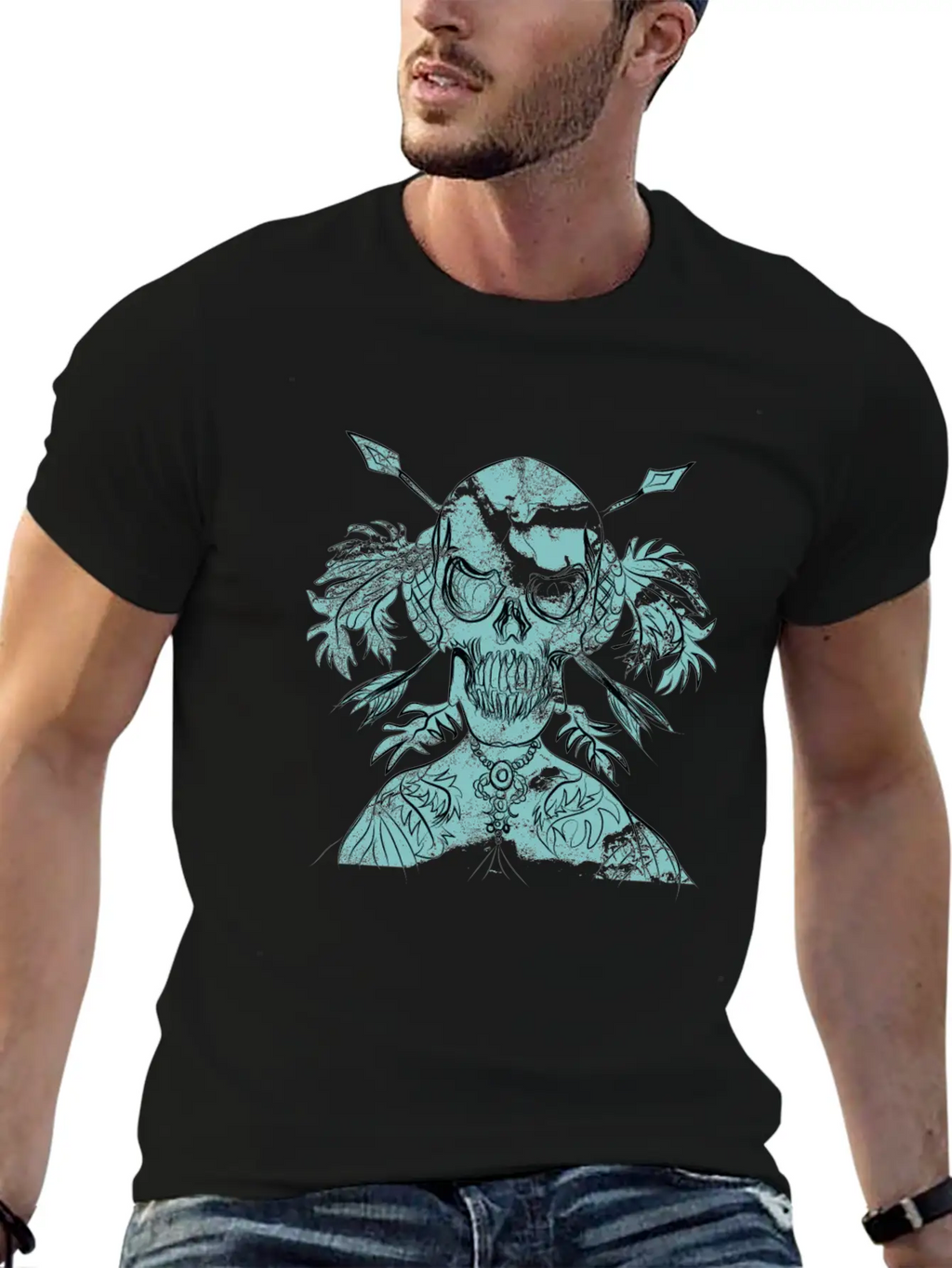 Skull Unisex Casual T-Shirt – Clean Design For Daily Comfort