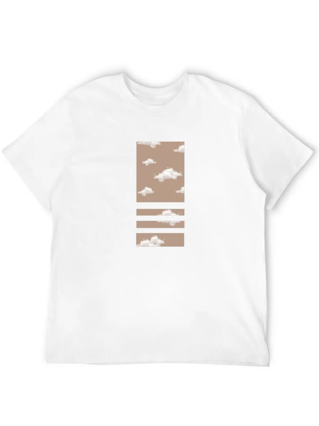 Sky Background Unisex Short Sleeve Soft Cotton T-Shirt – Casual Everyday Wear