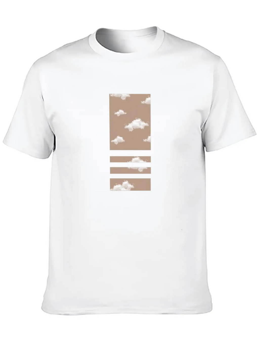 Sky Background Unisex Short Sleeve Soft Cotton T-Shirt – Casual Everyday Wear