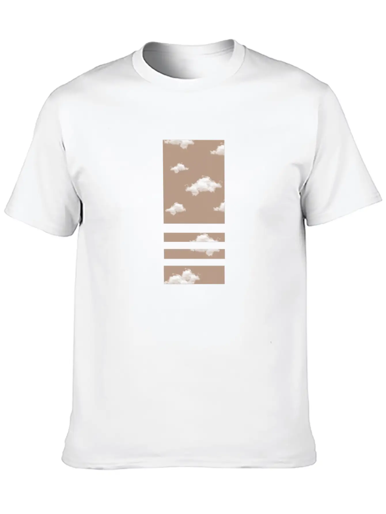 Sky Background Unisex Short Sleeve Soft Cotton T-Shirt – Casual Everyday Wear