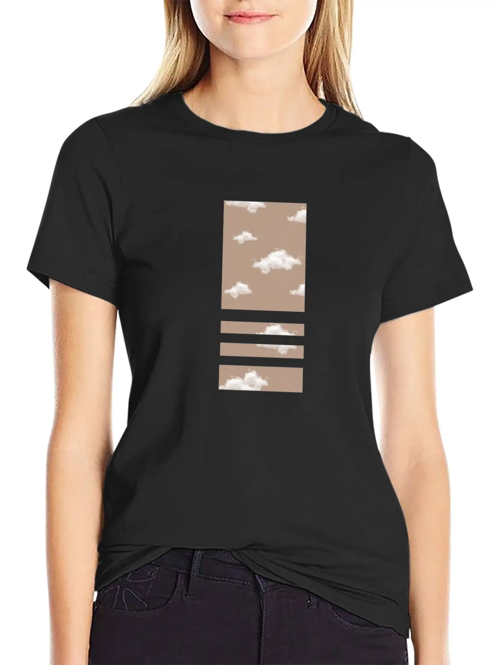 Sky Background Unisex Short Sleeve Soft Cotton T-Shirt – Casual Everyday Wear