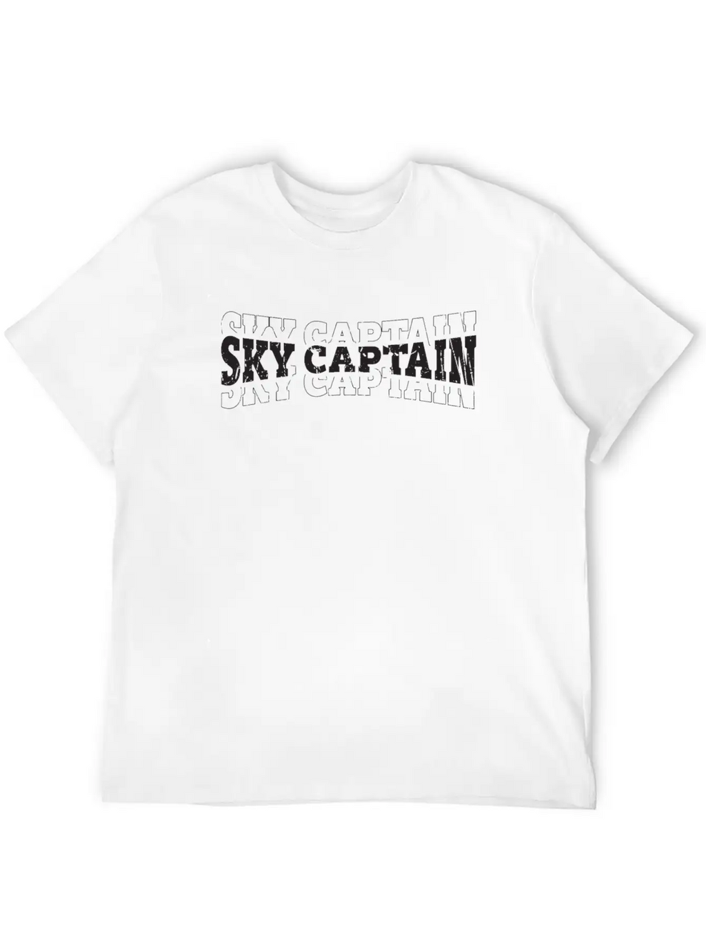 Sky Captain - Airplane Essential Cotton Tee For Daily Outfits – Unisex Style