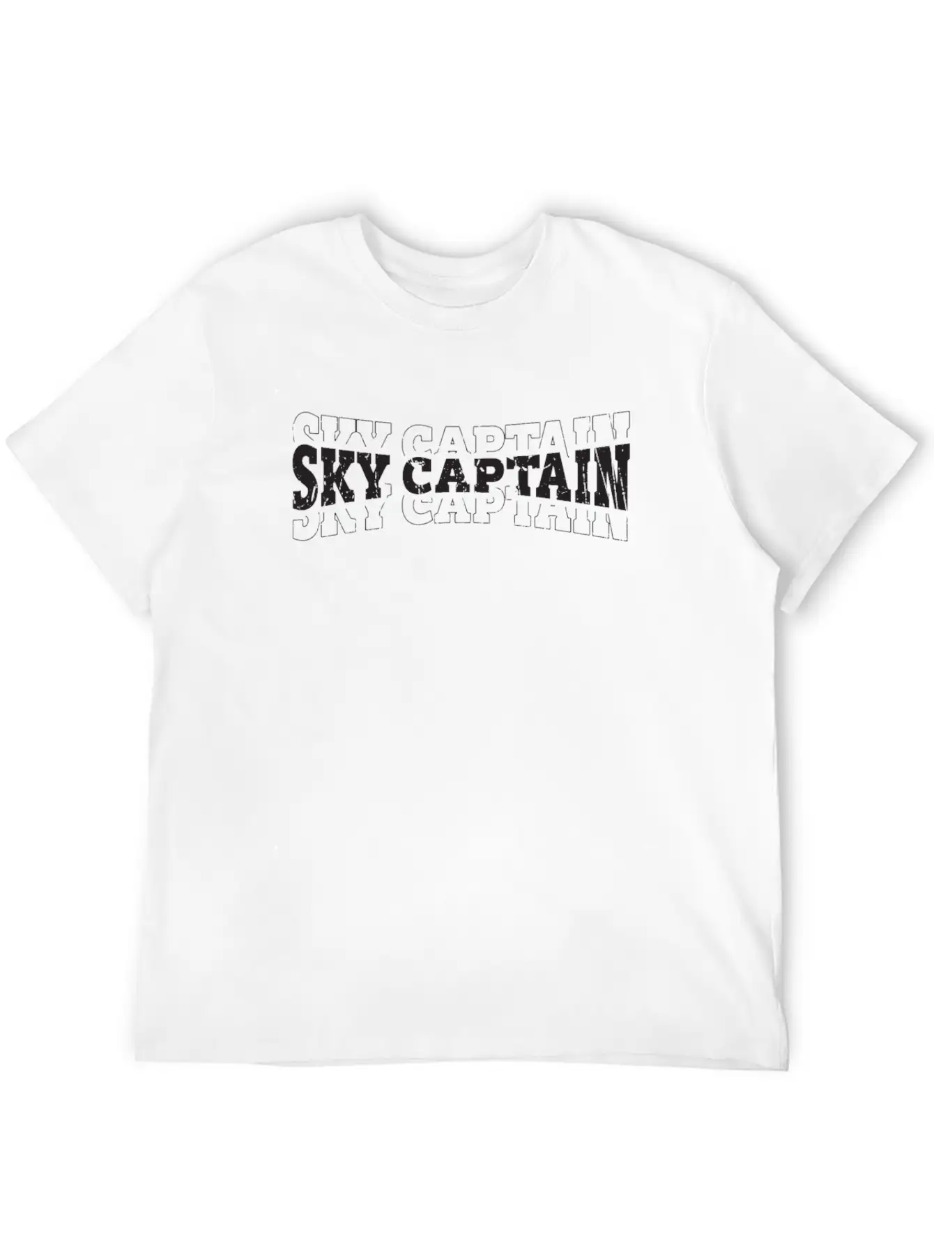 Sky Captain - Airplane Essential Cotton Tee For Daily Outfits – Unisex Style