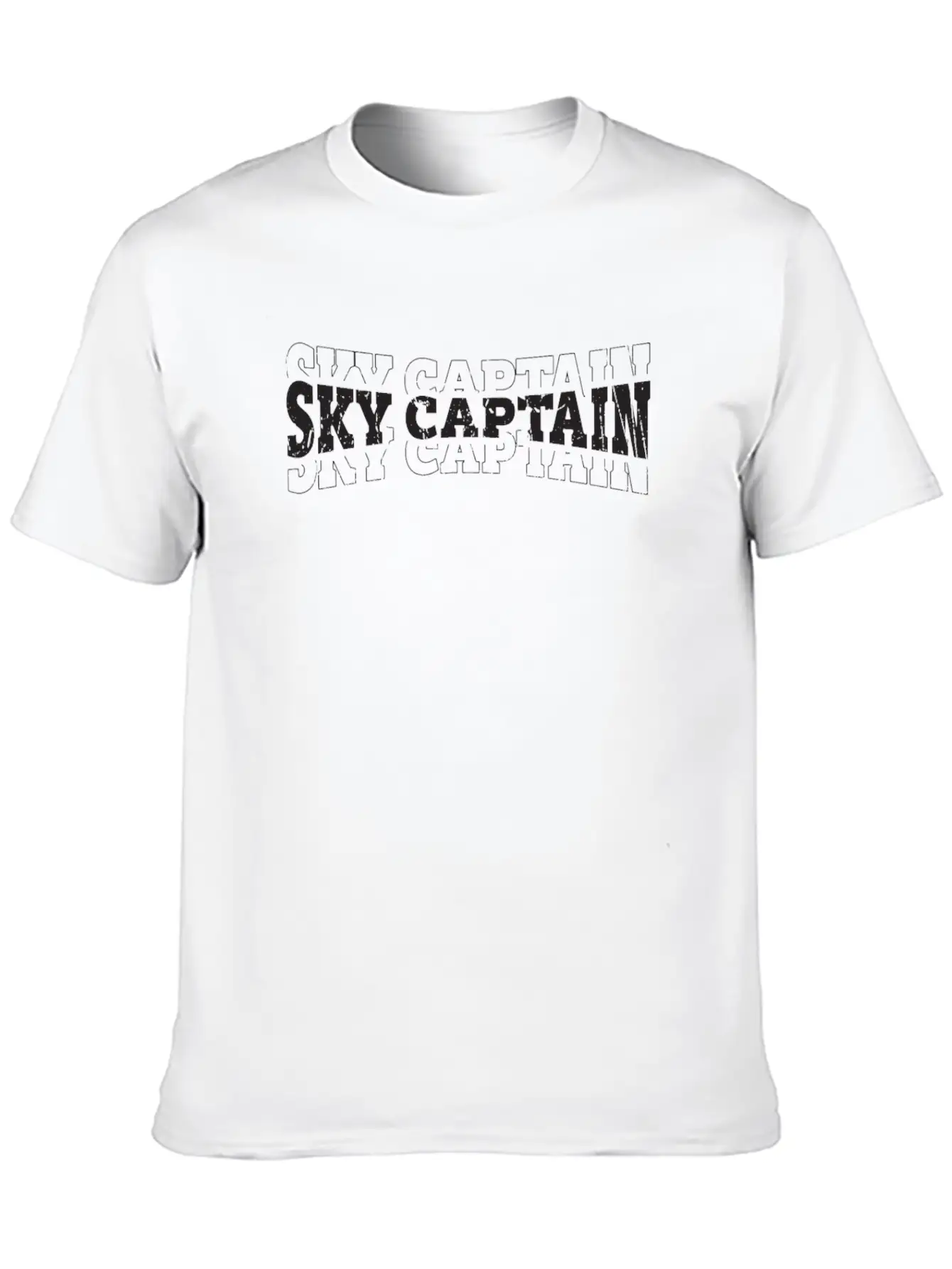 Sky Captain - Airplane Essential Cotton Tee For Daily Outfits – Unisex Style