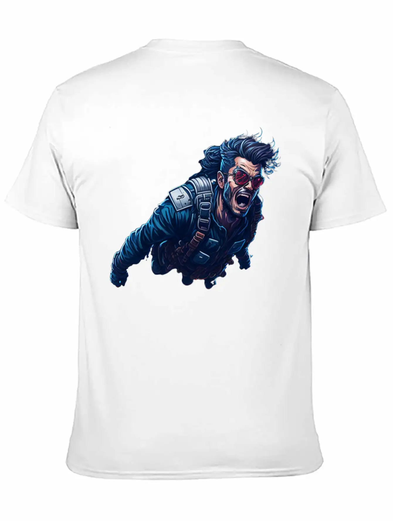 Sky Diving Unisex Short Sleeve Soft Cotton T-Shirt – Casual Everyday Wear