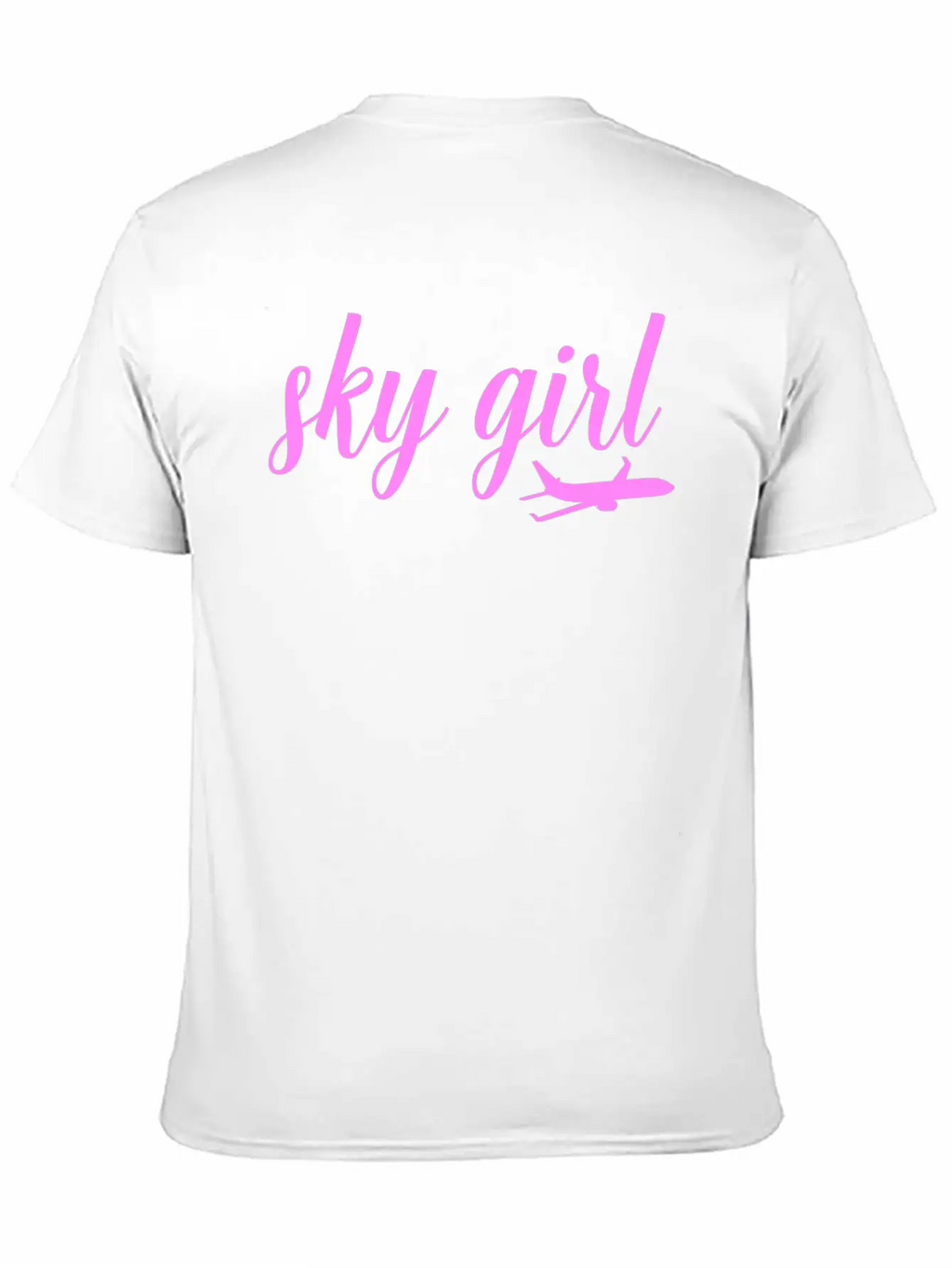 Sky Girl Flight Attendant Cabin Crew Job Unisex Casual T-Shirt – Clean Design For Daily Comfort