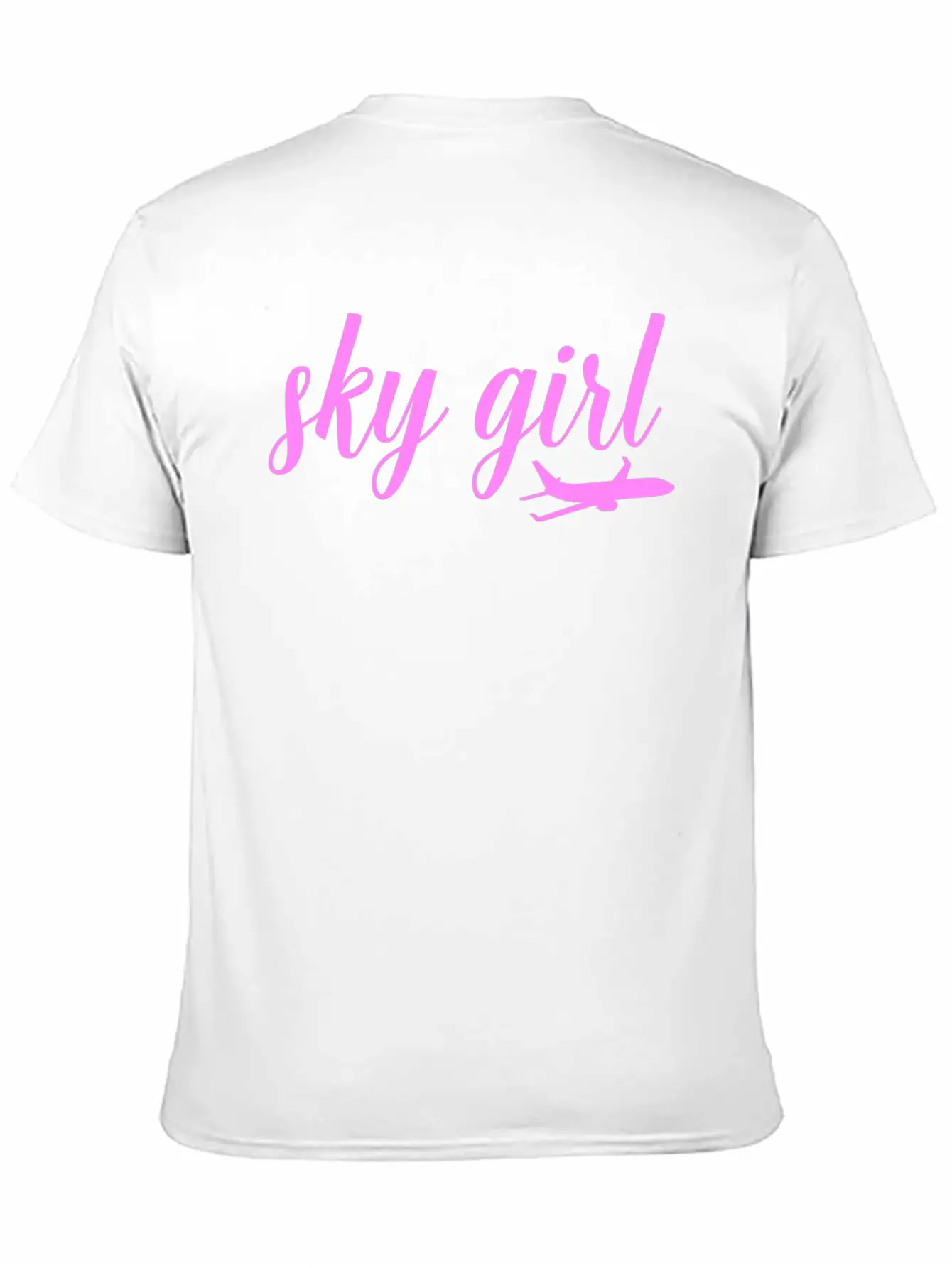 Sky Girl Flight Attendant Cabin Crew Job Unisex Casual T-Shirt – Clean Design For Daily Comfort