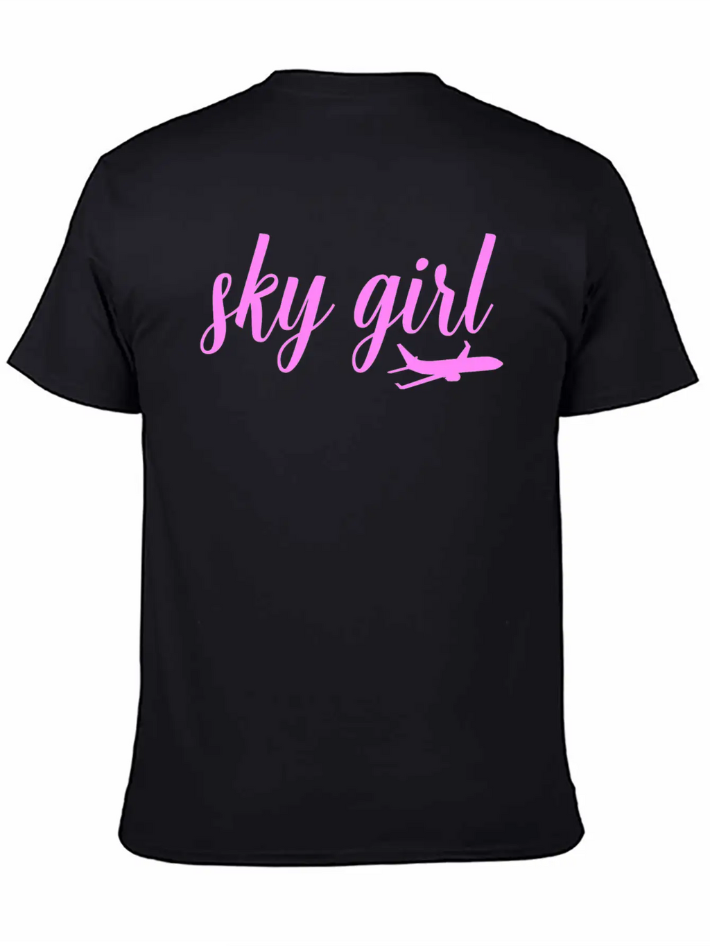 Sky Girl Flight Attendant Cabin Crew Job Unisex Casual T-Shirt – Clean Design For Daily Comfort