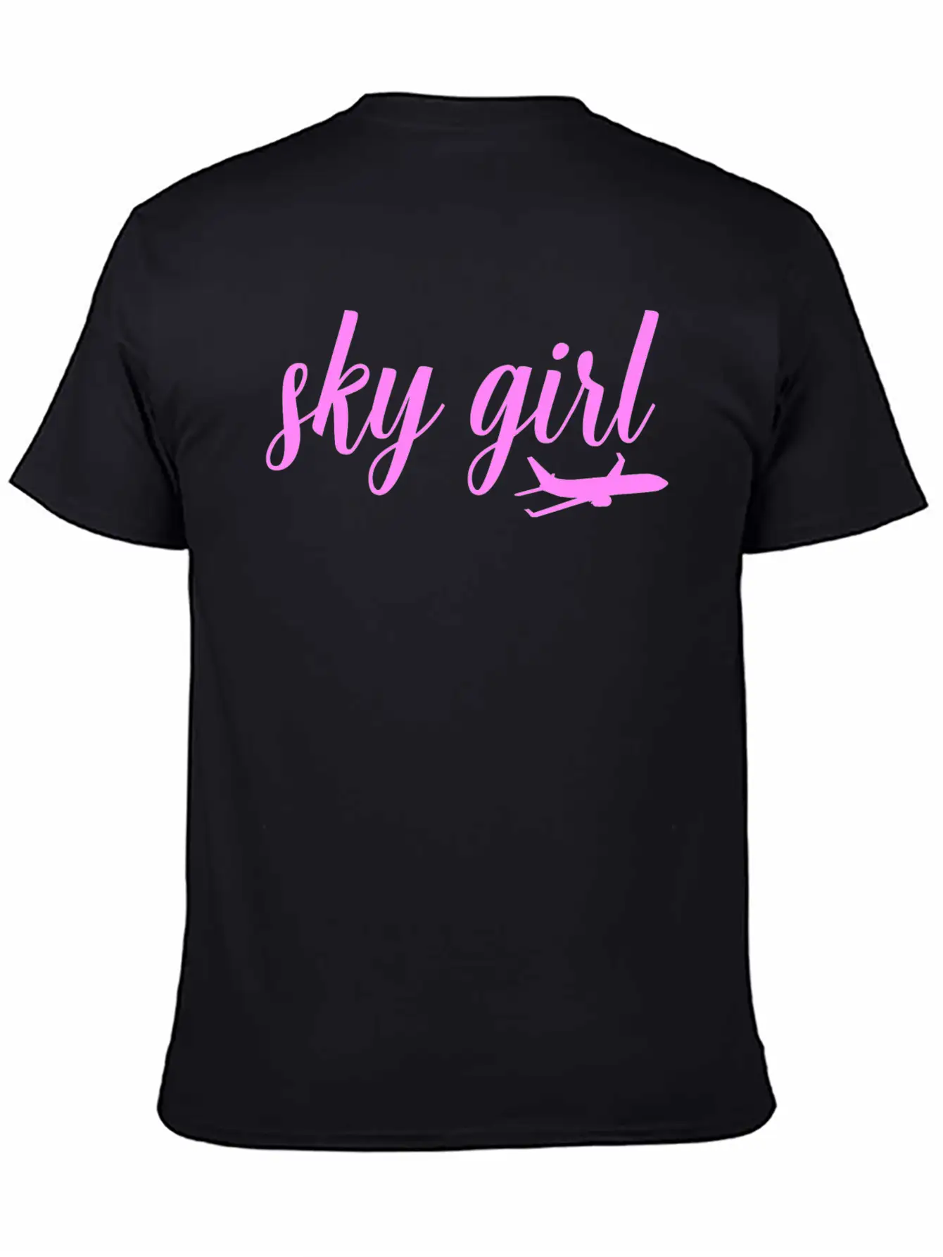 Sky Girl Flight Attendant Cabin Crew Job Unisex Casual T-Shirt – Clean Design For Daily Comfort