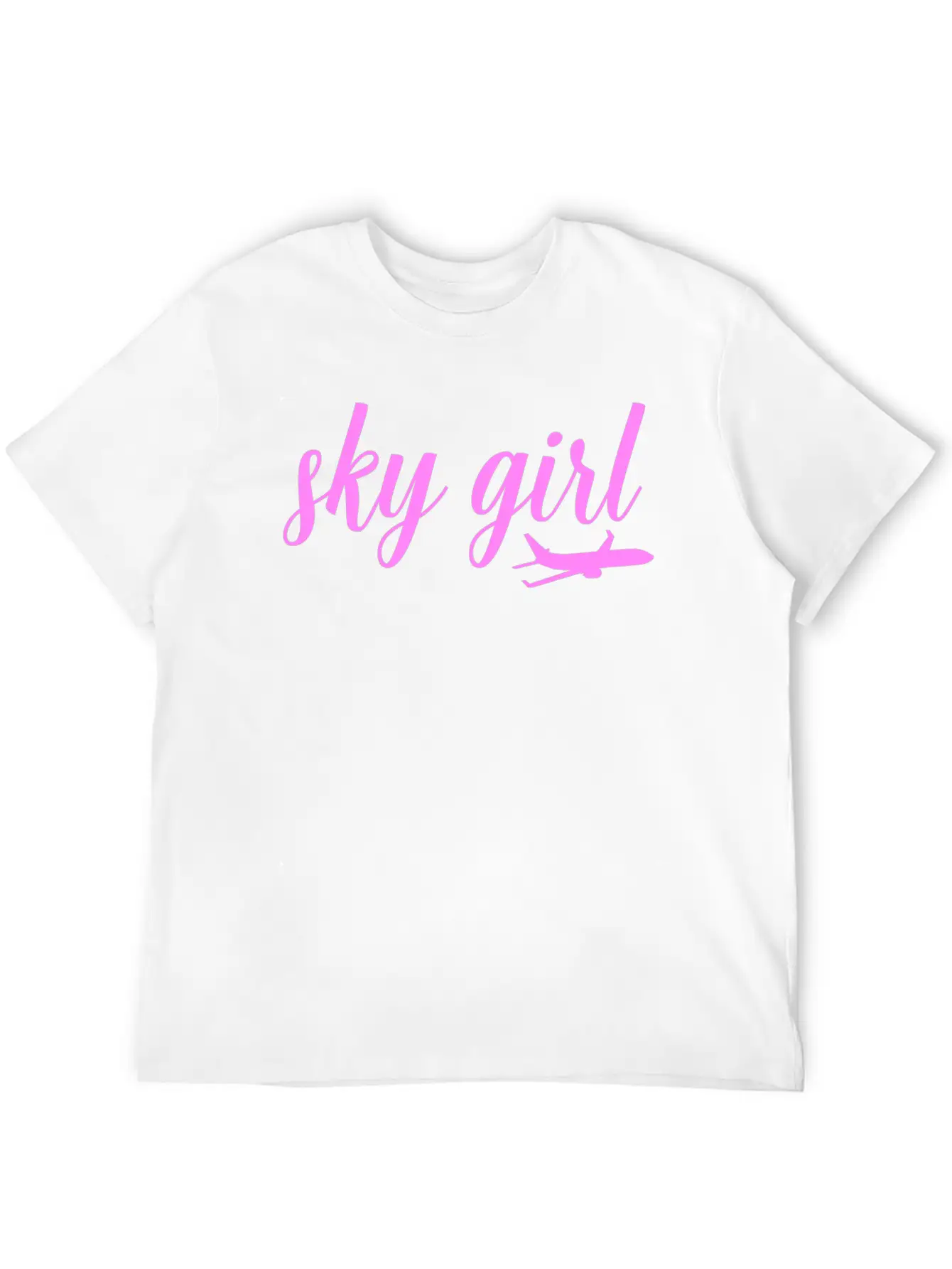 Sky Girl Flight Attendant Cabin Crew Job Unisex Casual T-Shirt – Clean Design For Daily Comfort