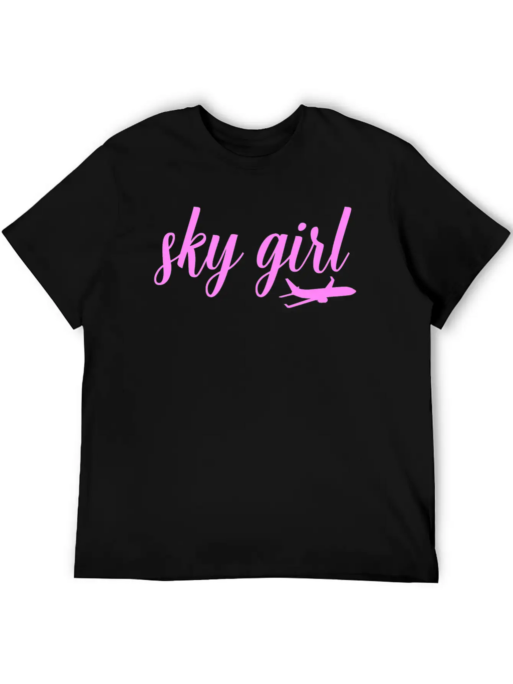 Sky Girl Flight Attendant Cabin Crew Job Unisex Casual T-Shirt – Clean Design For Daily Comfort