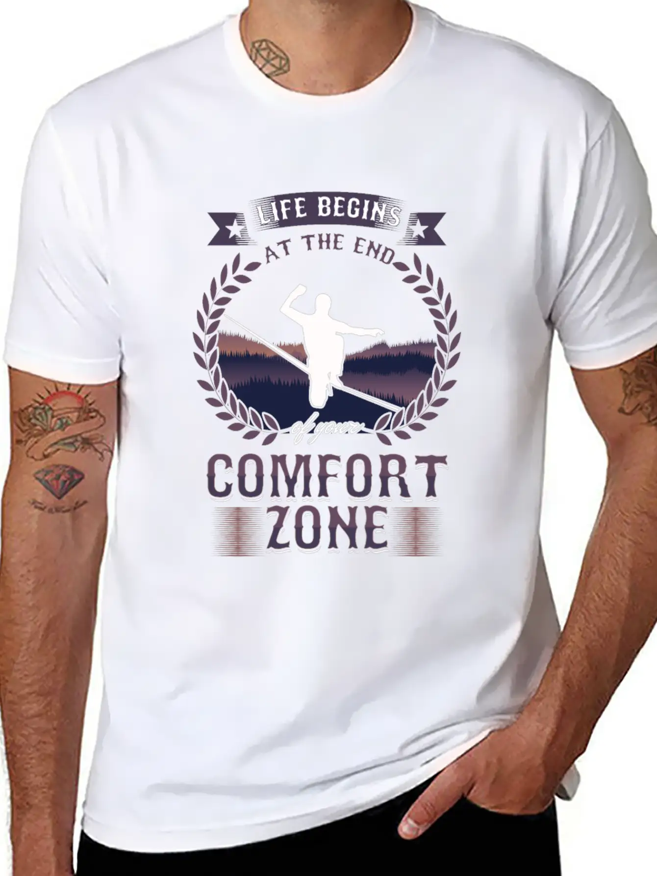 Slackline Slack Rope Walking Slackliners Life Casual Graphic T-Shirt – Simple And Comfortable Daily Wear