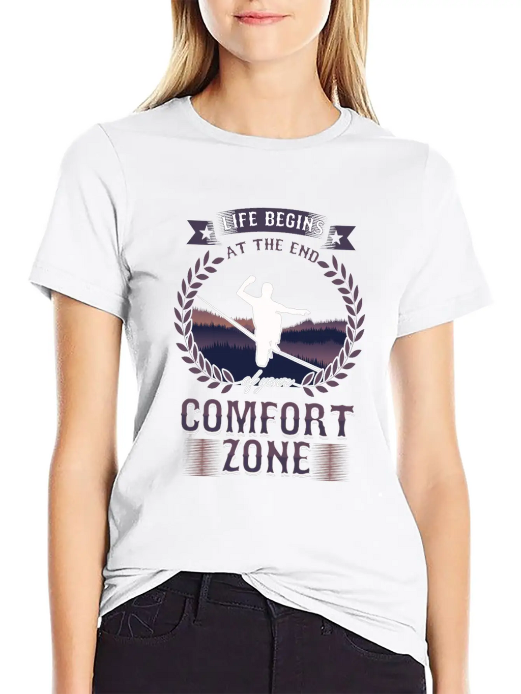 Slackline Slack Rope Walking Slackliners Life Casual Graphic T-Shirt – Simple And Comfortable Daily Wear