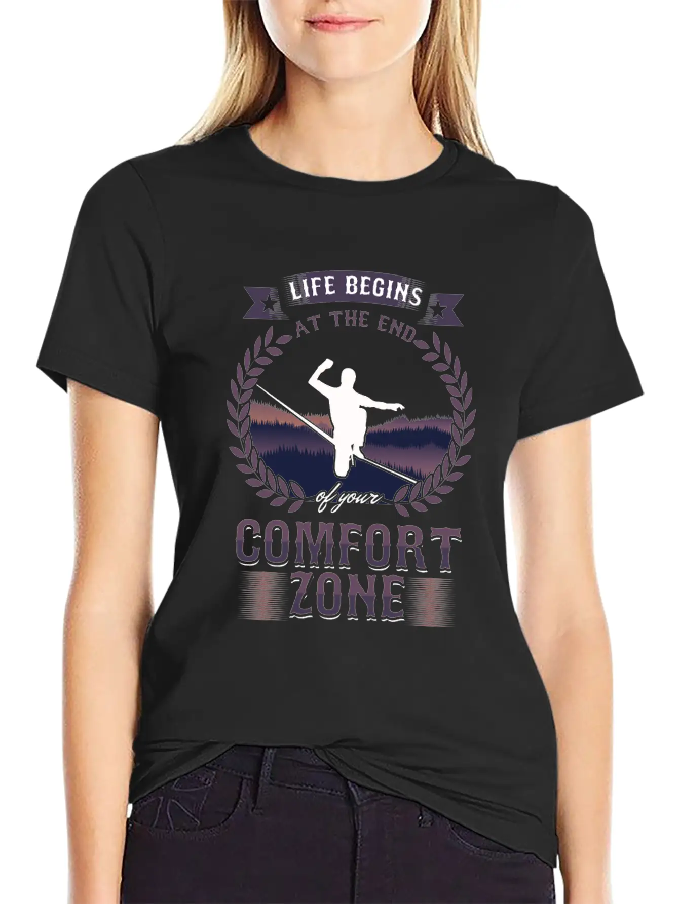 Slackline Slack Rope Walking Slackliners Life Casual Graphic T-Shirt – Simple And Comfortable Daily Wear