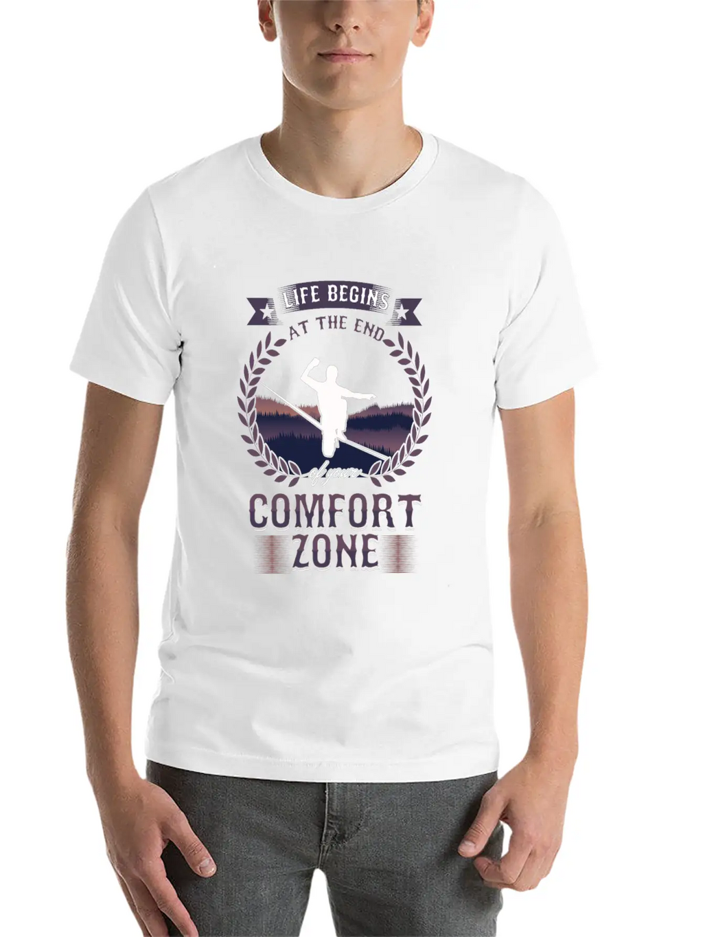 Slackline Slack Rope Walking Slackliners Life Casual Graphic T-Shirt – Simple And Comfortable Daily Wear