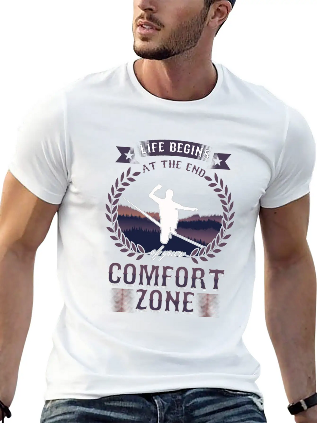 Slackline Slack Rope Walking Slackliners Life Casual Graphic T-Shirt – Simple And Comfortable Daily Wear