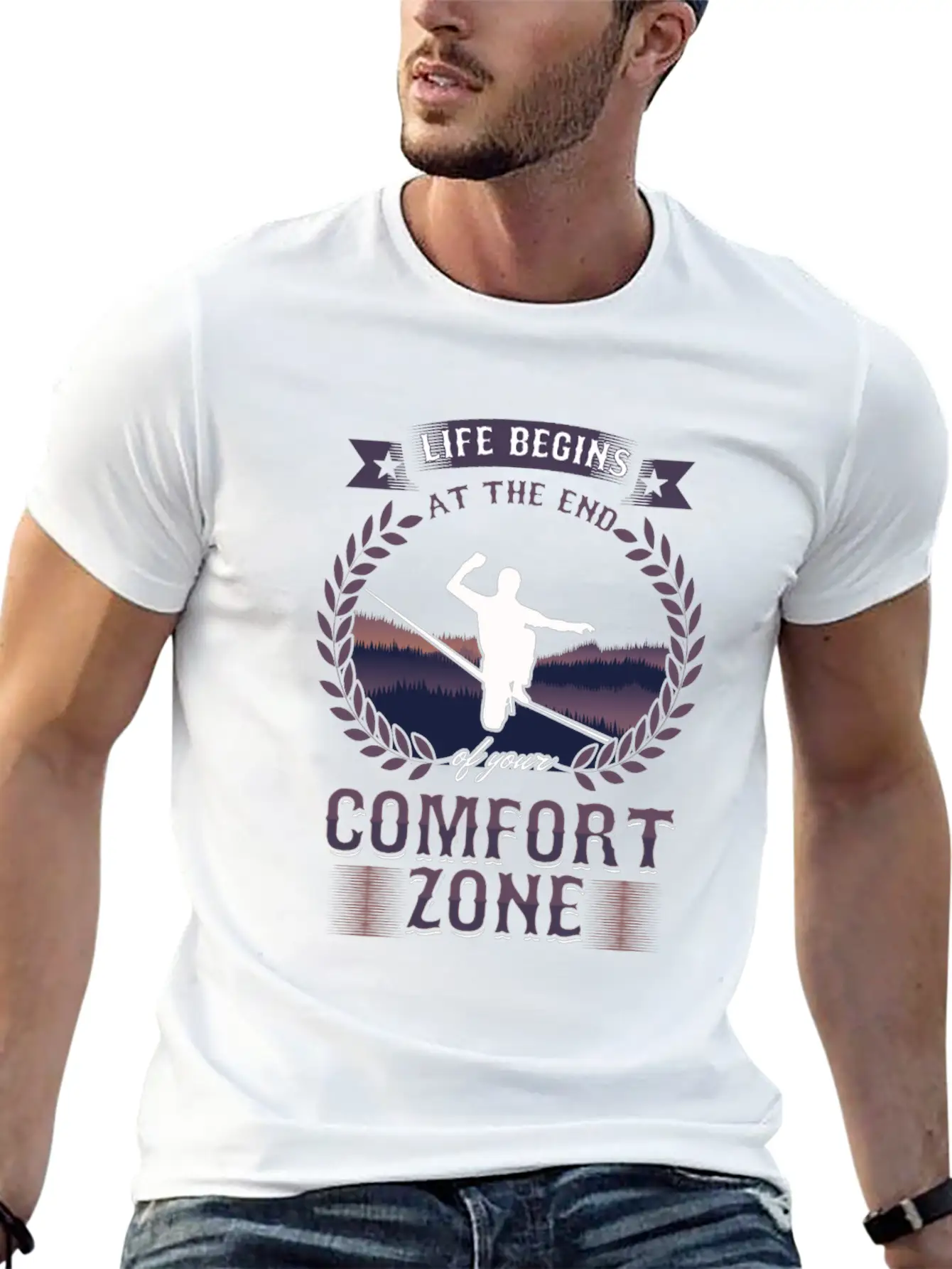 Slackline Slack Rope Walking Slackliners Life Casual Graphic T-Shirt – Simple And Comfortable Daily Wear