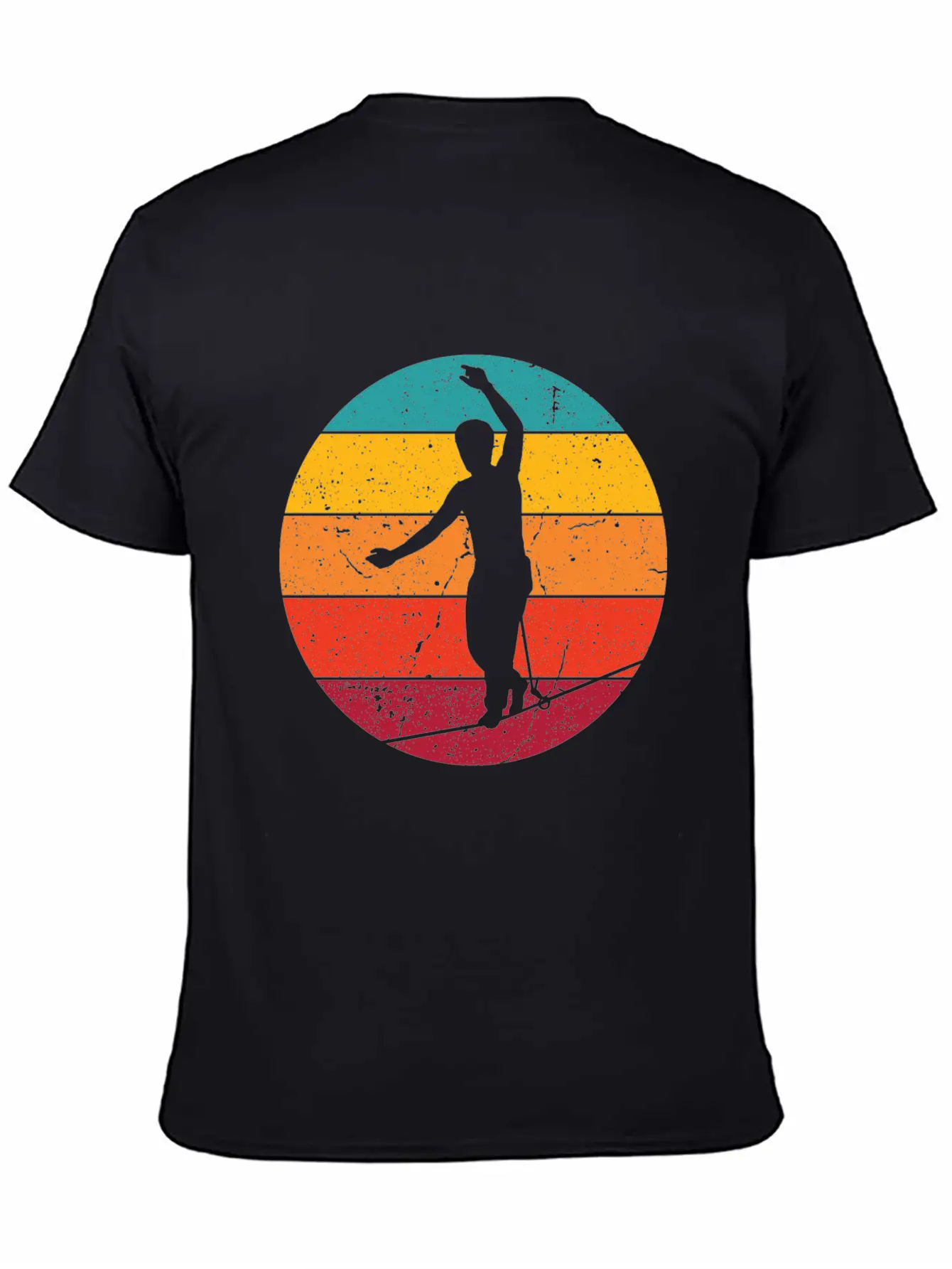 Slackline Slacklining Balance In Sunlight Stylish Everyday T-Shirt – Unisex Basic Cotton Tee