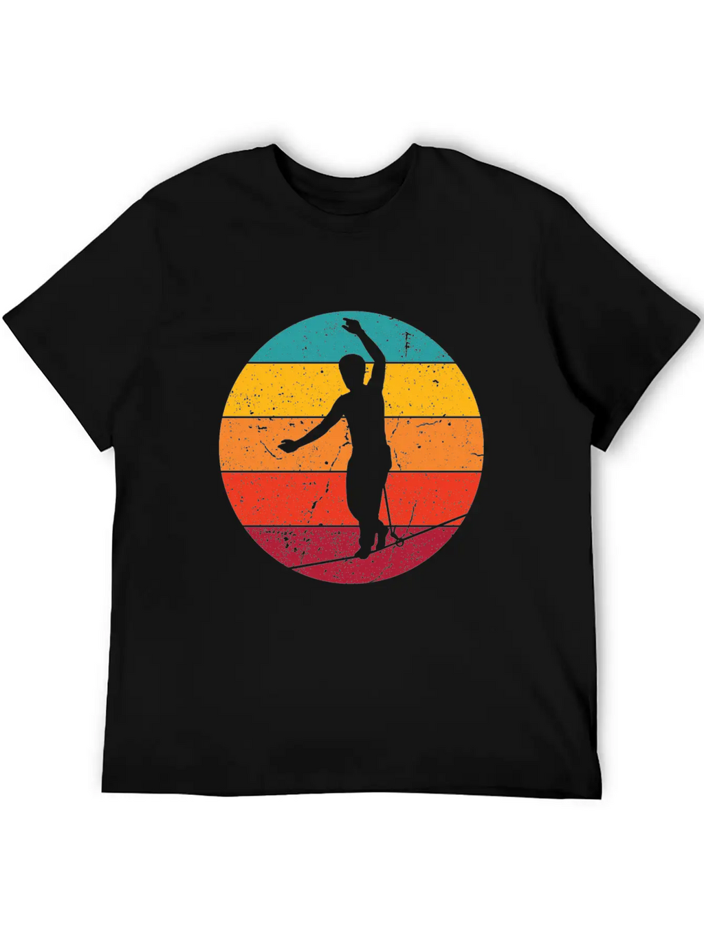 Slackline Slacklining Balance In Sunlight Stylish Everyday T-Shirt – Unisex Basic Cotton Tee