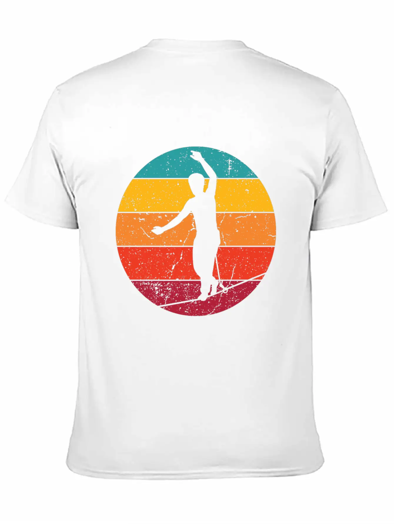 Slackline Slacklining Balance In Sunlight Stylish Everyday T-Shirt – Unisex Basic Cotton Tee