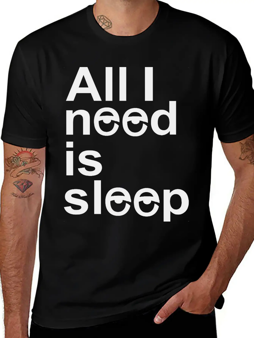Sleep Unisex Casual T-Shirt – Clean Design For Daily Comfort