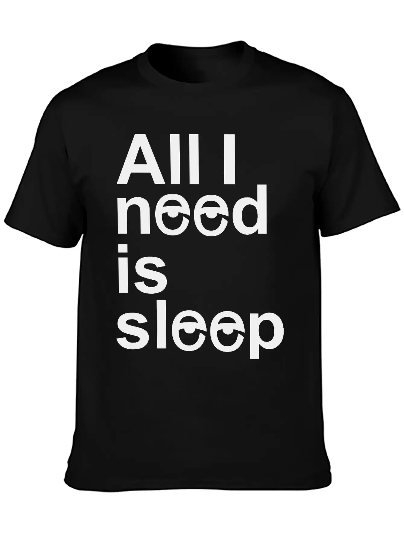 Sleep Unisex Casual T-Shirt – Clean Design For Daily Comfort
