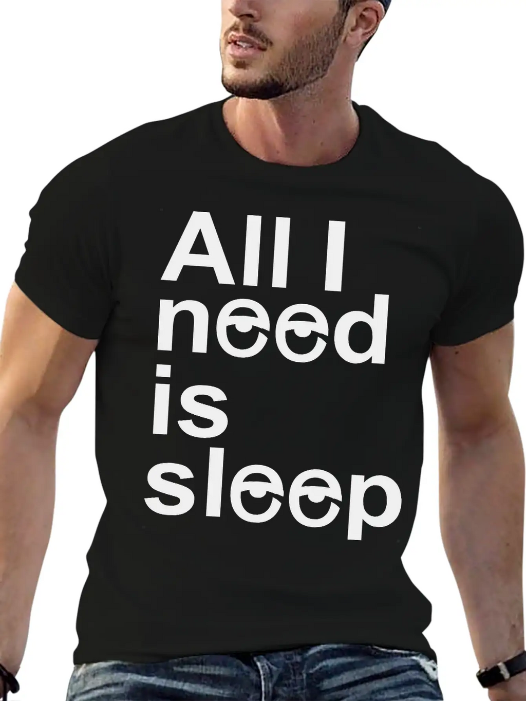 Sleep Unisex Casual T-Shirt – Clean Design For Daily Comfort