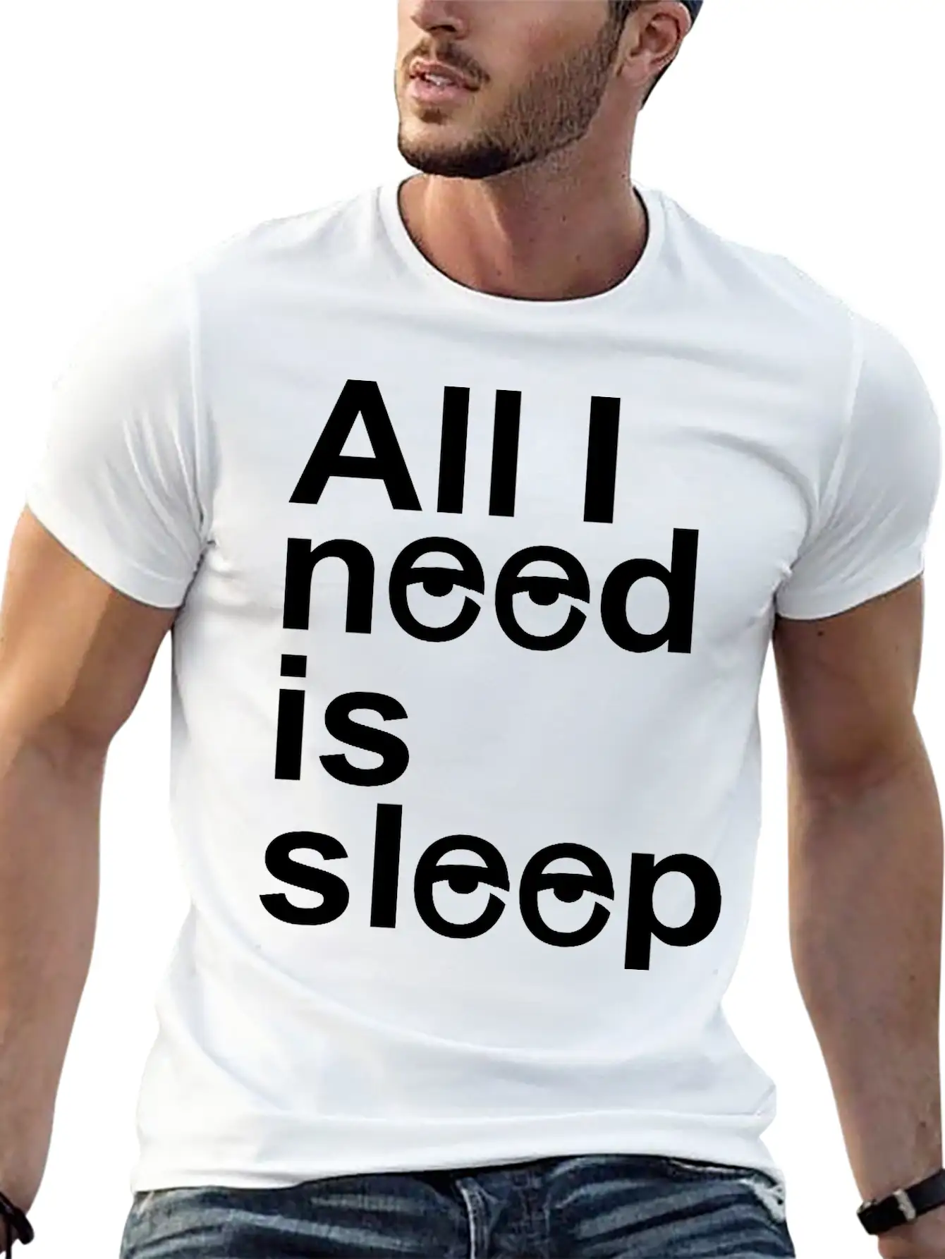 Sleep Unisex Casual T-Shirt – Clean Design For Daily Comfort