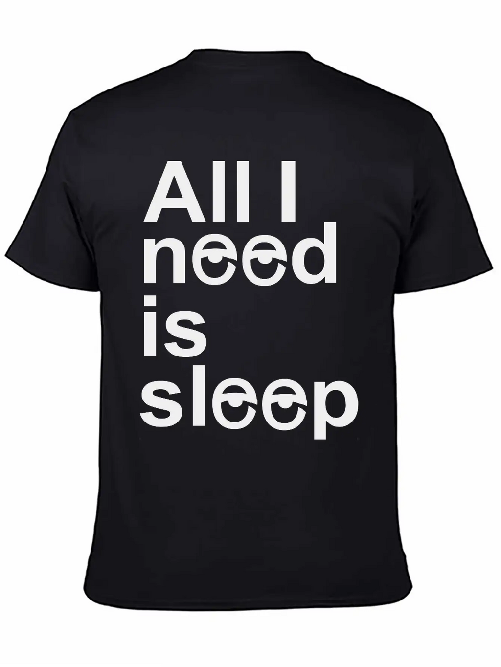 Sleep Unisex Casual T-Shirt – Clean Design For Daily Comfort