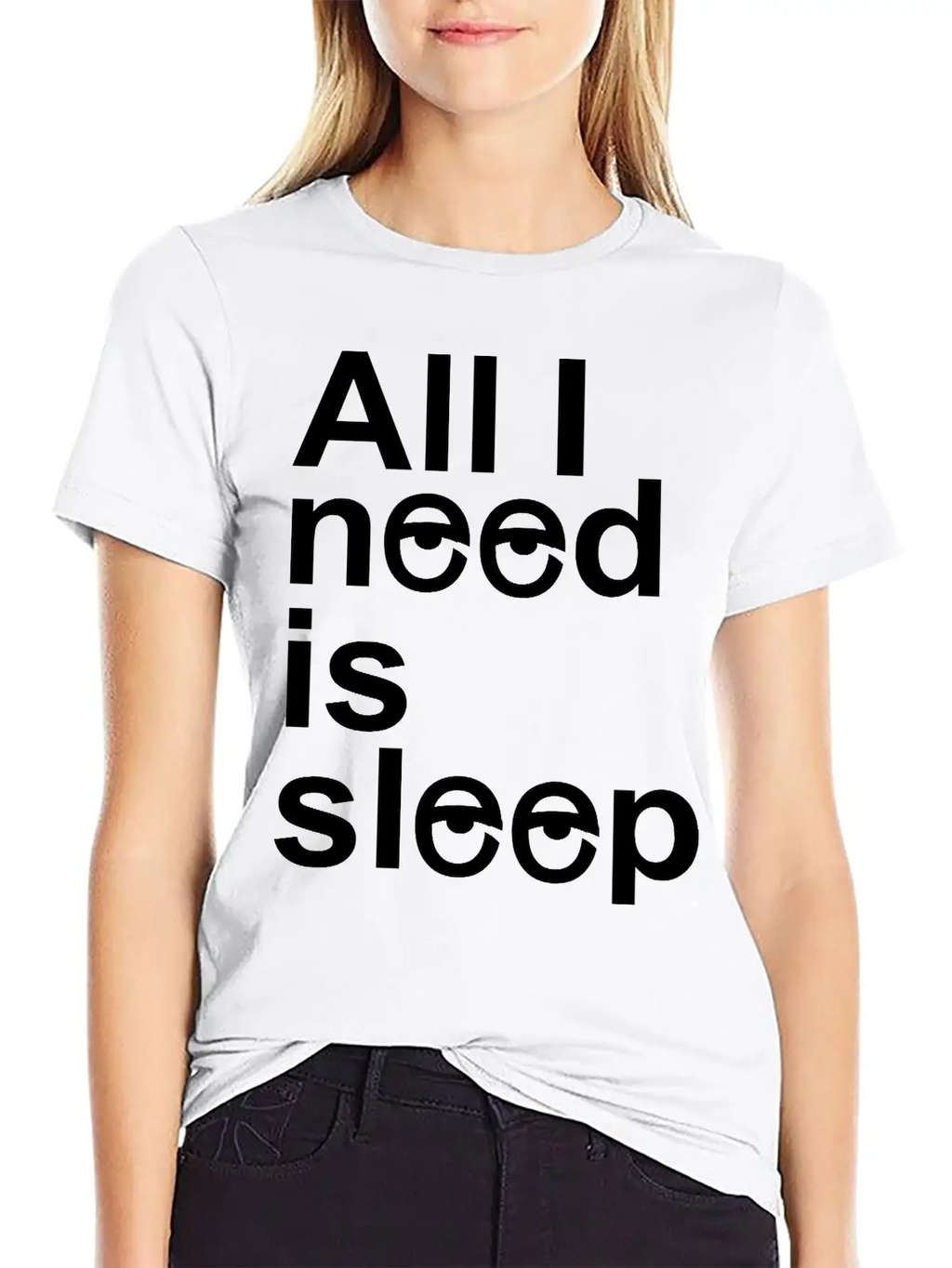 Sleep Unisex Casual T-Shirt – Clean Design For Daily Comfort
