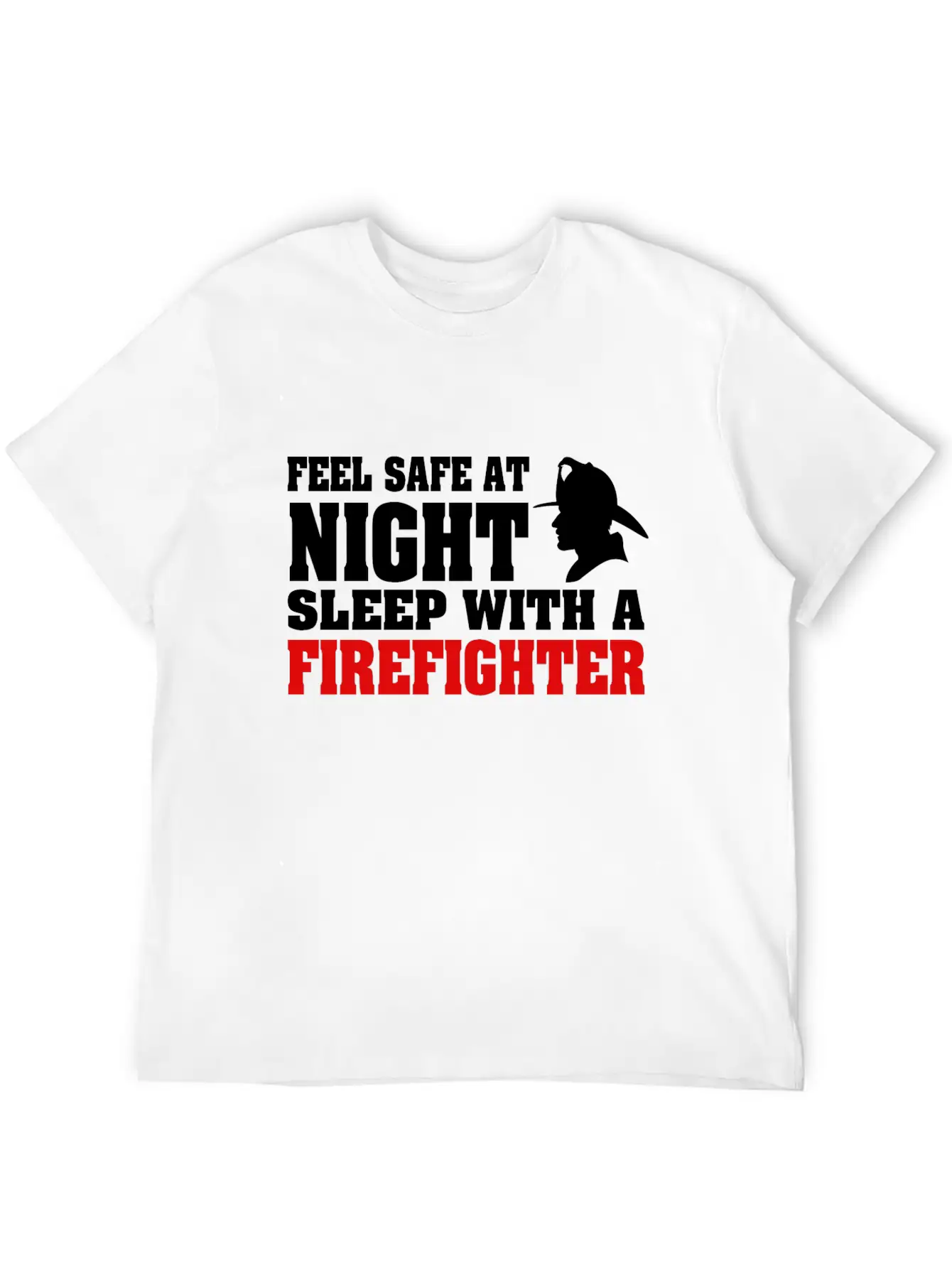 Sleep With A Firefighter Unisex Short Sleeve Soft Cotton T-Shirt – Casual Everyday Wear