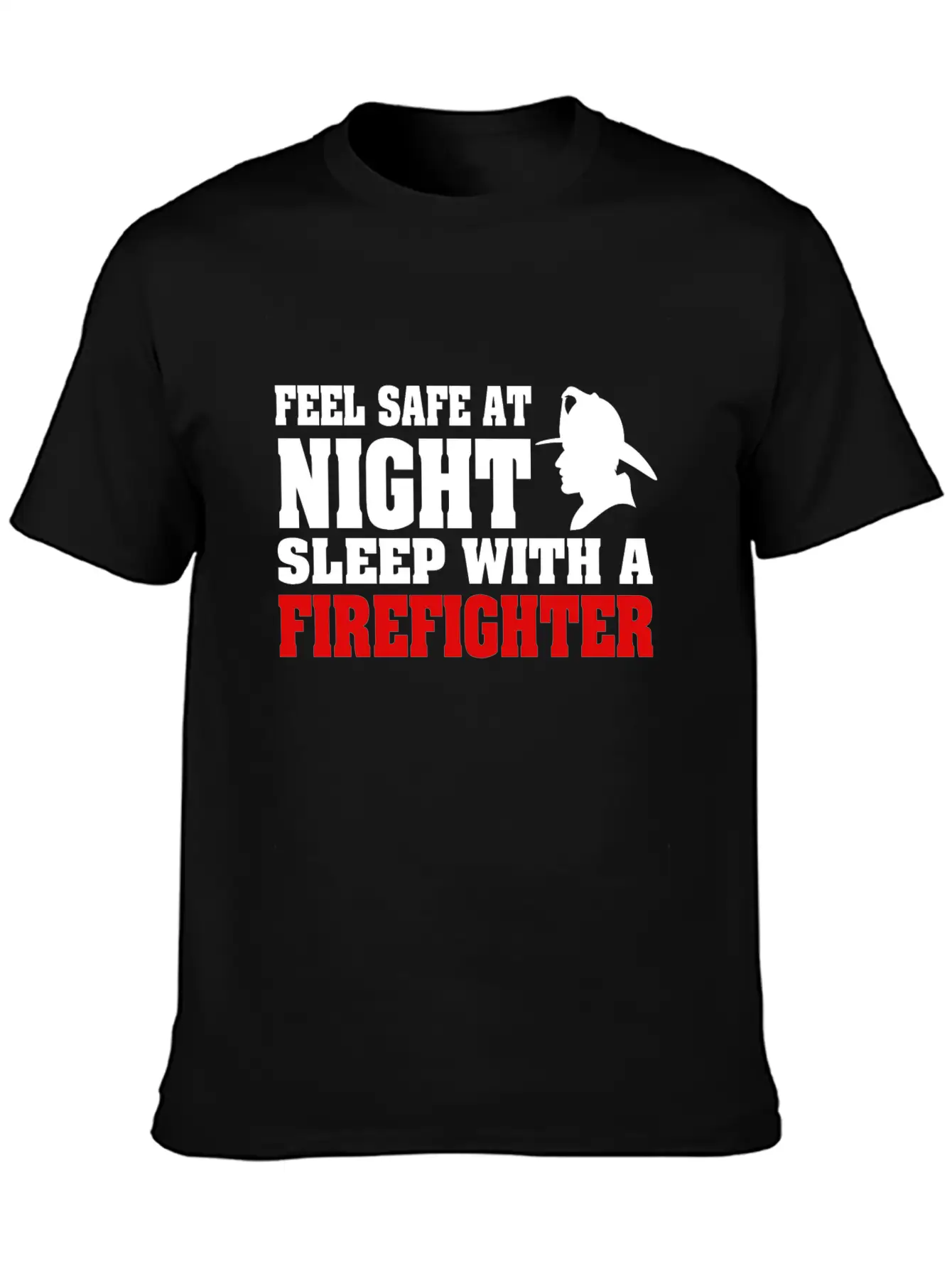Sleep With A Firefighter Unisex Short Sleeve Soft Cotton T-Shirt – Casual Everyday Wear