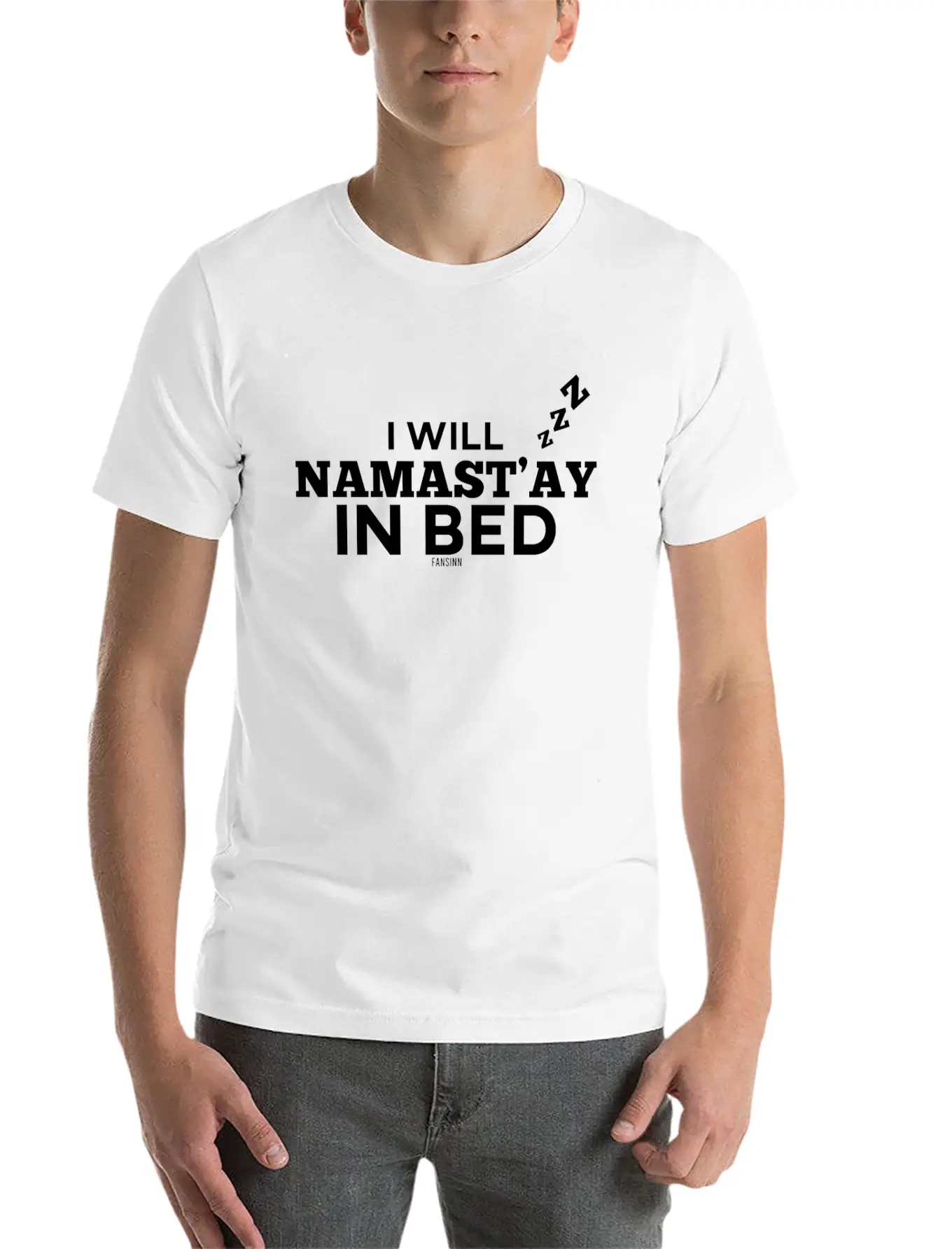 Sleeping Tired Lazy Yoga Unisex Casual T-Shirt – Clean Design For Daily Comfort