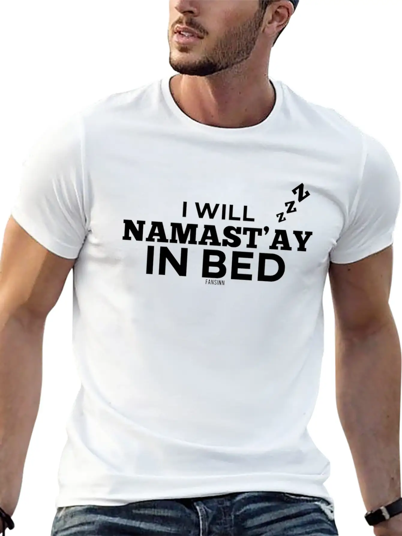 Sleeping Tired Lazy Yoga Unisex Casual T-Shirt – Clean Design For Daily Comfort