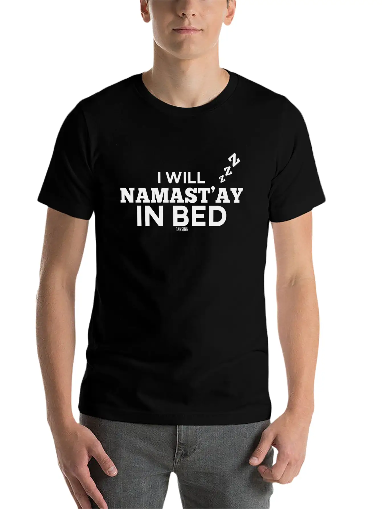 Sleeping Tired Lazy Yoga Unisex Casual T-Shirt – Clean Design For Daily Comfort