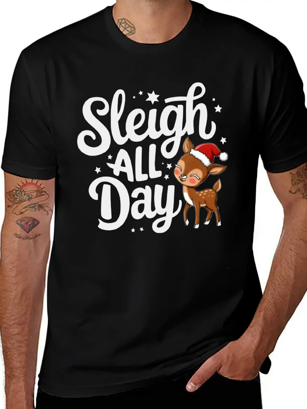 Sleight All Day Unisex Short Sleeve Soft Cotton T-Shirt – Casual Everyday Wear