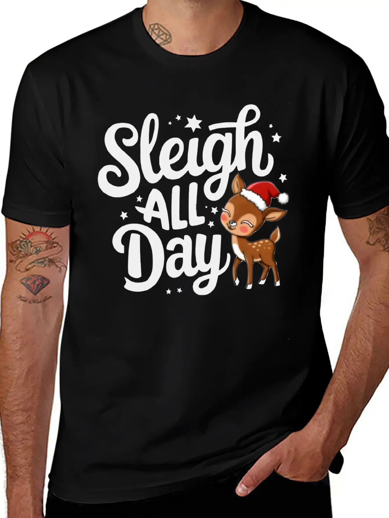 Sleight All Day Unisex Short Sleeve Soft Cotton T-Shirt – Casual Everyday Wear