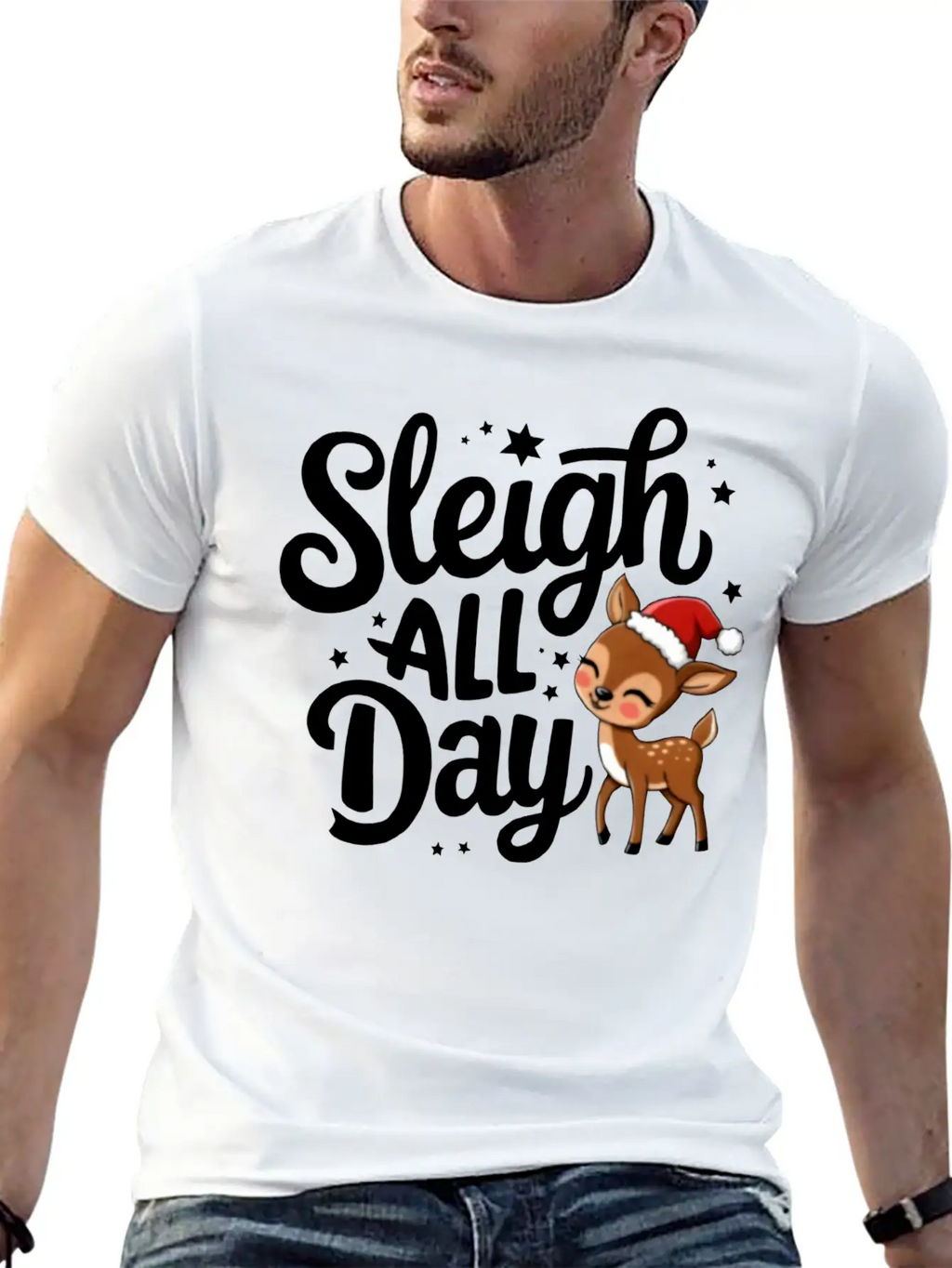 Sleight All Day Unisex Short Sleeve Soft Cotton T-Shirt – Casual Everyday Wear