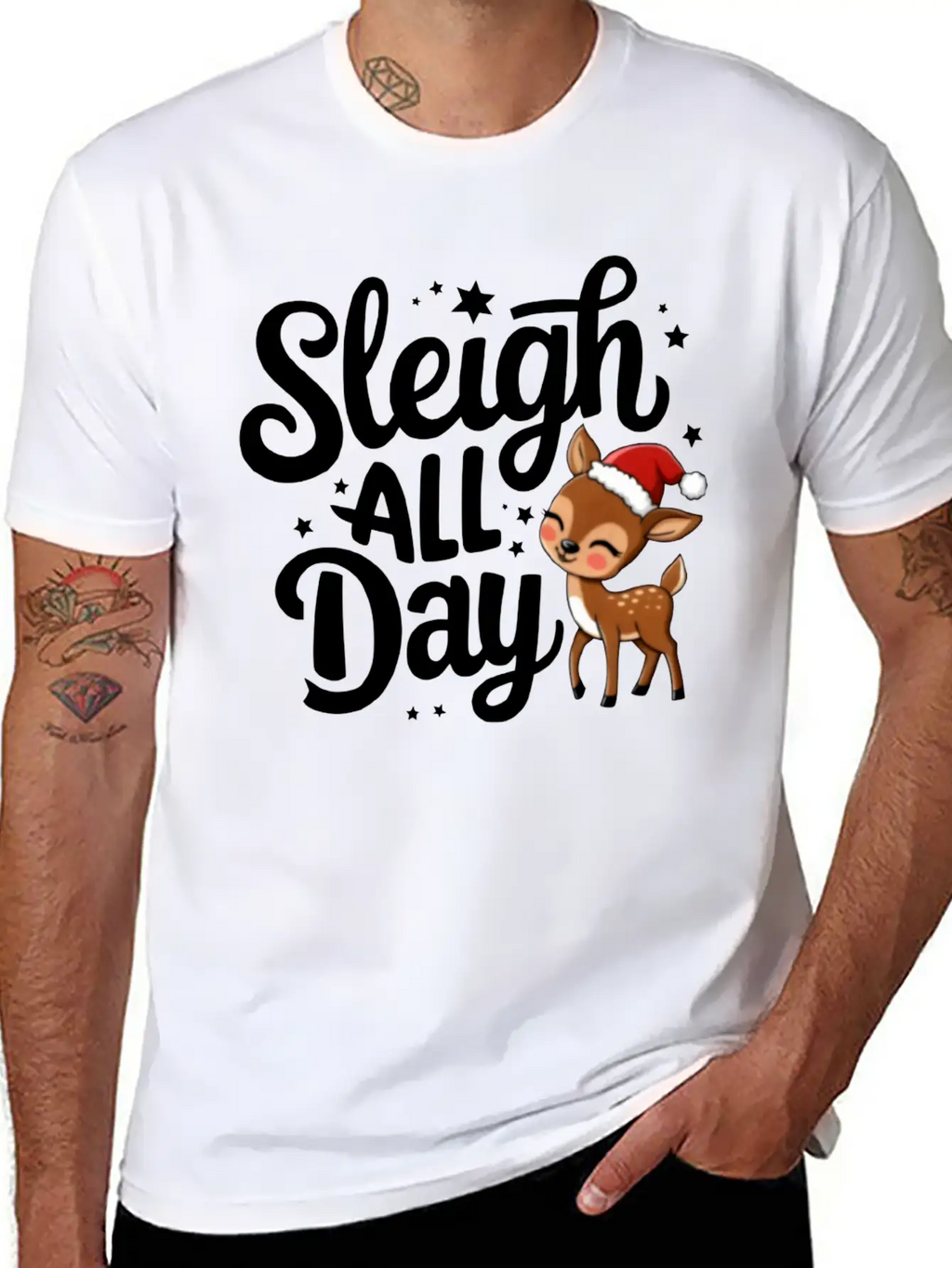 Sleight All Day Unisex Short Sleeve Soft Cotton T-Shirt – Casual Everyday Wear